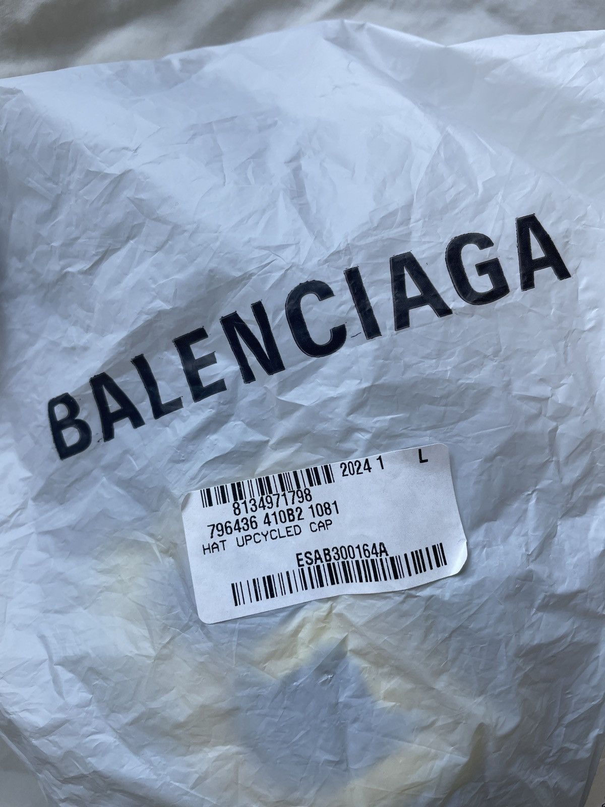Balenciaga Balenciaga 50/133 ATELIER LIMITED Upcycled Cap size L Size ONE SIZE - 7 Thumbnail