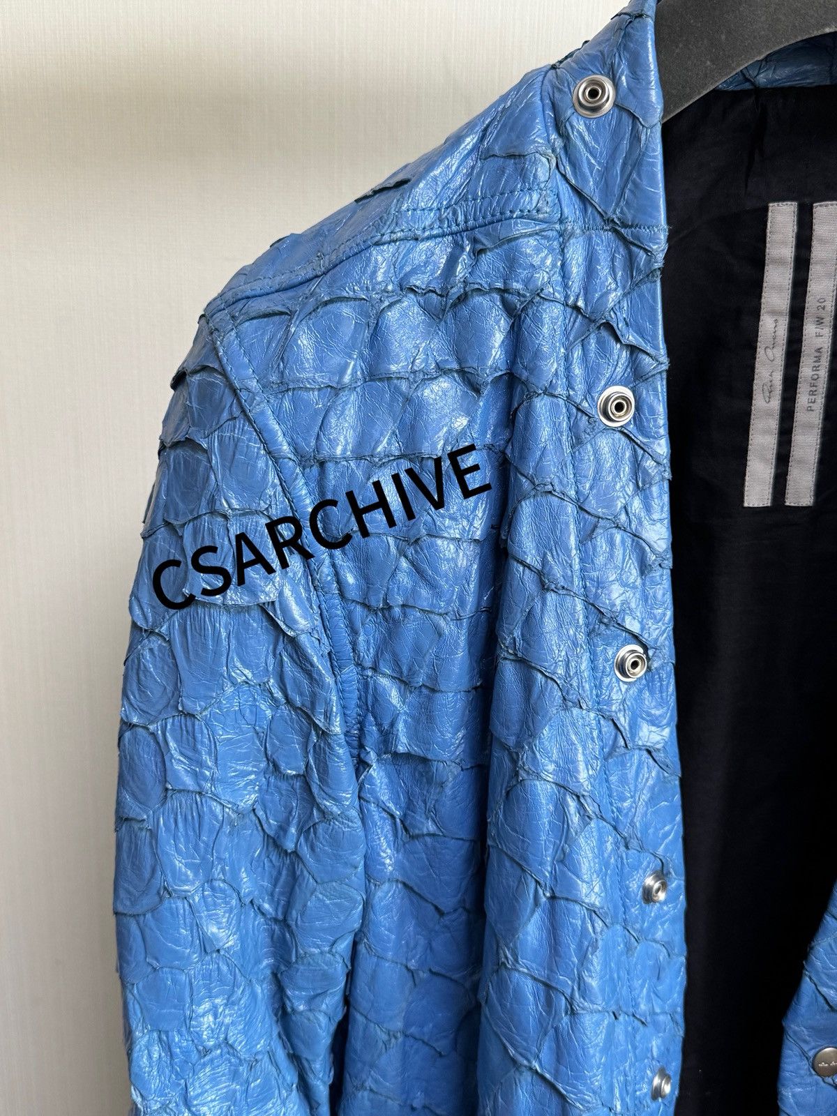 Rick Owens Rick owens 20FW 1of1 Performa Pirarucu Larry Shirt Size US L / EU 52-54 / 3 - 3 Thumbnail