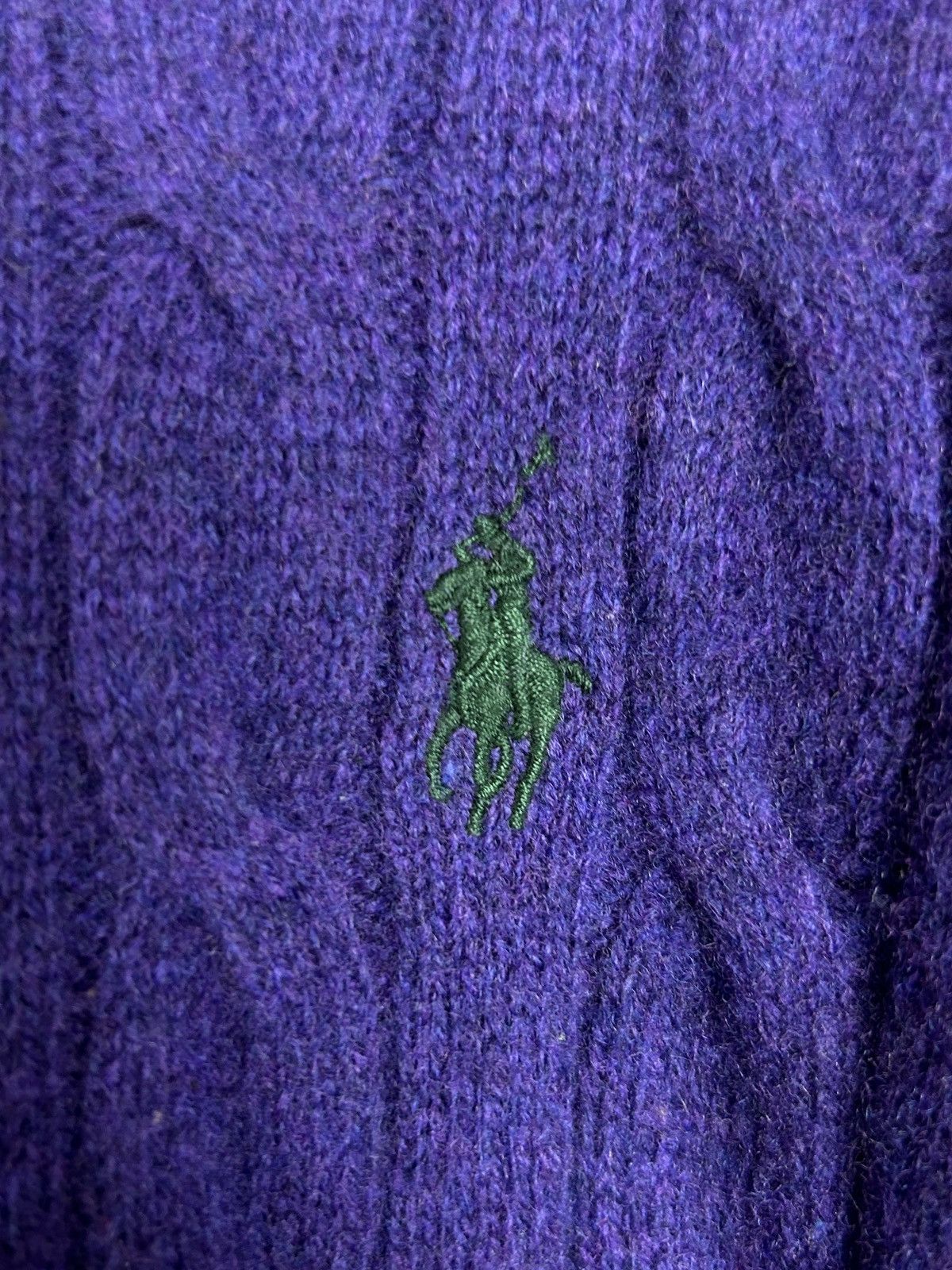 Polo Ralph Lauren Polo By Ralph Lauren Cable Knit Wool Sweater Iconic Size M Size US M / EU 48-50 / 2 - 3 Thumbnail