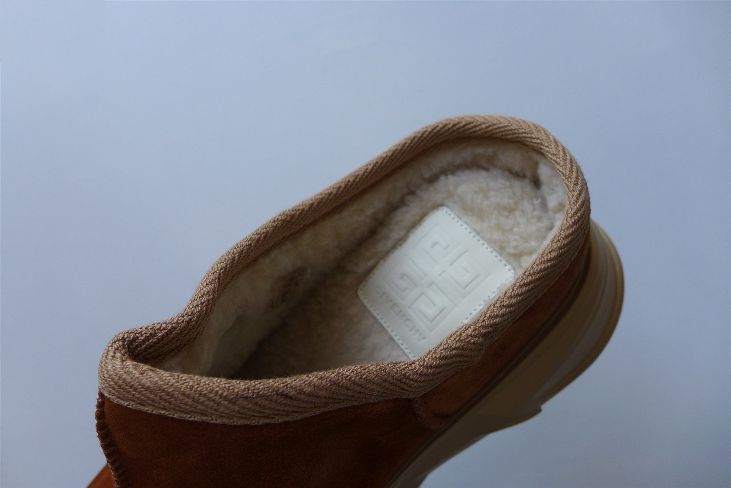 Givenchy Givenchy Marshmallow Slippers - Brown Calf Suede Size US 10 / EU 43 - 9 Thumbnail