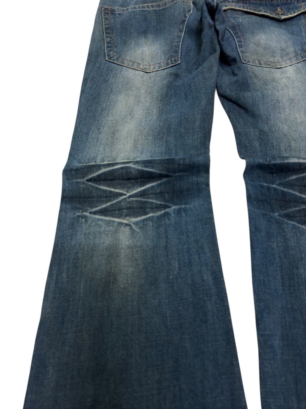 Hysteric Glamour FLARE ROOT THREE CLAW MARK DISTRESSED DOUBLE POCKET DENIM Size US 32 / EU 48 - 12 Thumbnail
