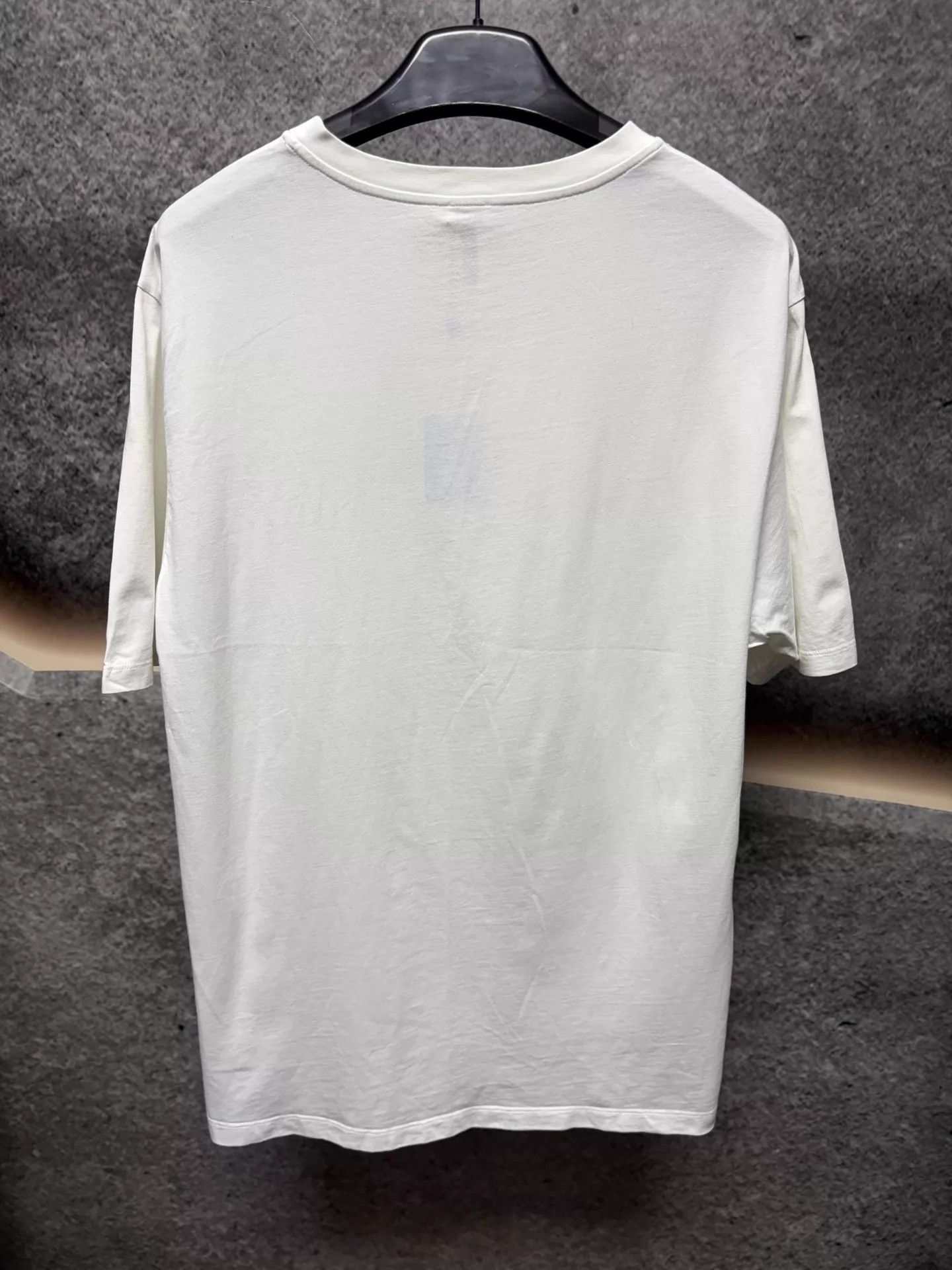 Loewe LOEWE White Embroidered Logo Short Sleeve T-Shirt XL Size US XL / EU 56 / 4 - 2 Thumbnail