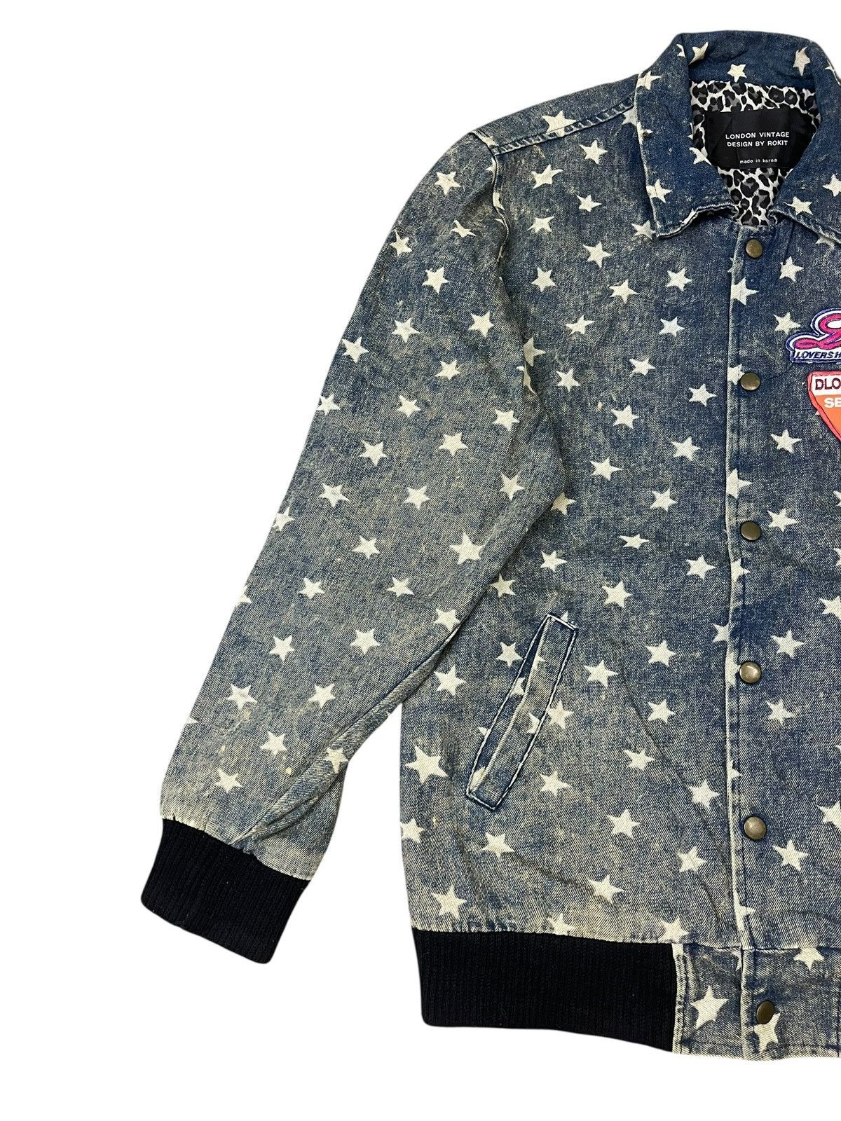 Rokit Vintage Rokit Denim Jacket Leopard Streetwear Size US M / EU 48-50 / 2 - 5 Thumbnail