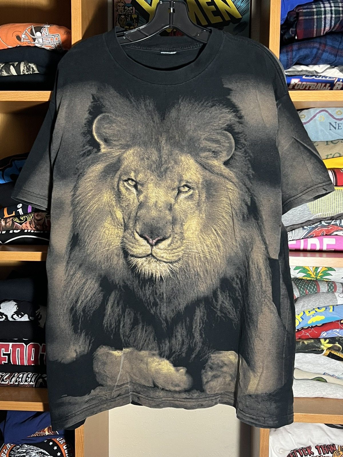 Other Vintage 90s Lion Nature AOP Tee Size US XL / EU 56 / 4 - 1 Thumbnail