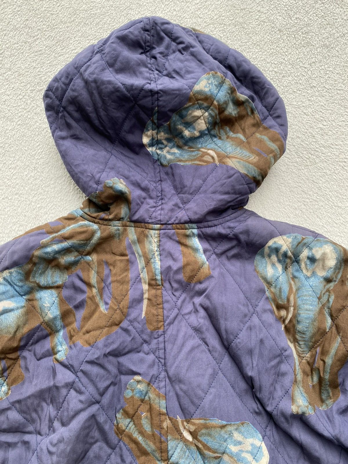 Hai Sporting Gear 1980s Hai Sporting Gear by Issey Miyake Elephant Print Parka Size US M / EU 48-50 / 2 - 17 Thumbnail