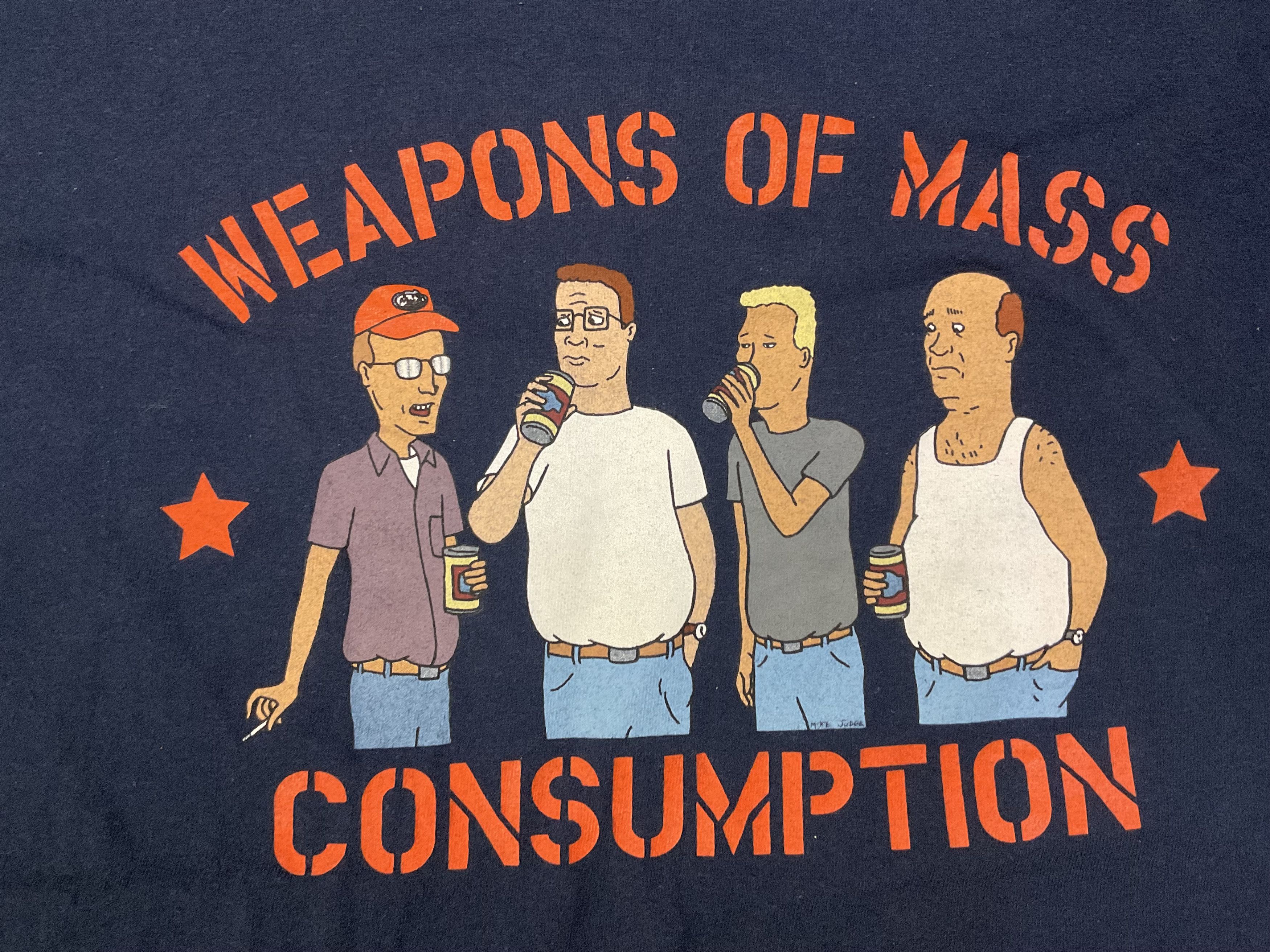 Cartoon Network Vintage 2005 King of the Hill Weapons Mass Consumption Tee Size US XL / EU 56 / 4 - 2 Thumbnail