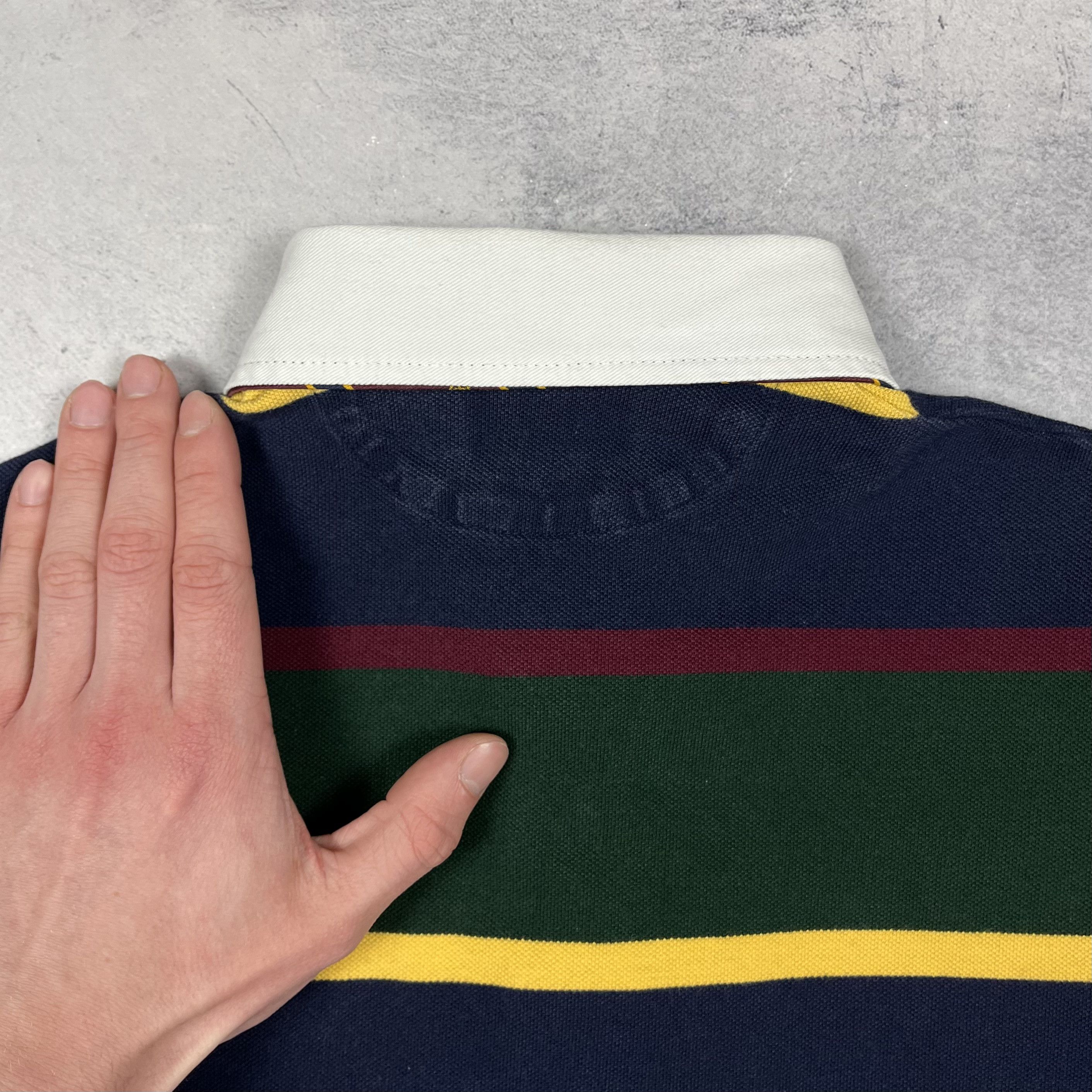Polo Ralph Lauren Polo Ralph Lauren Polo Bear Rugby Stripped Polo Shirt Size US S / EU 44-46 / 1 - 18 Thumbnail
