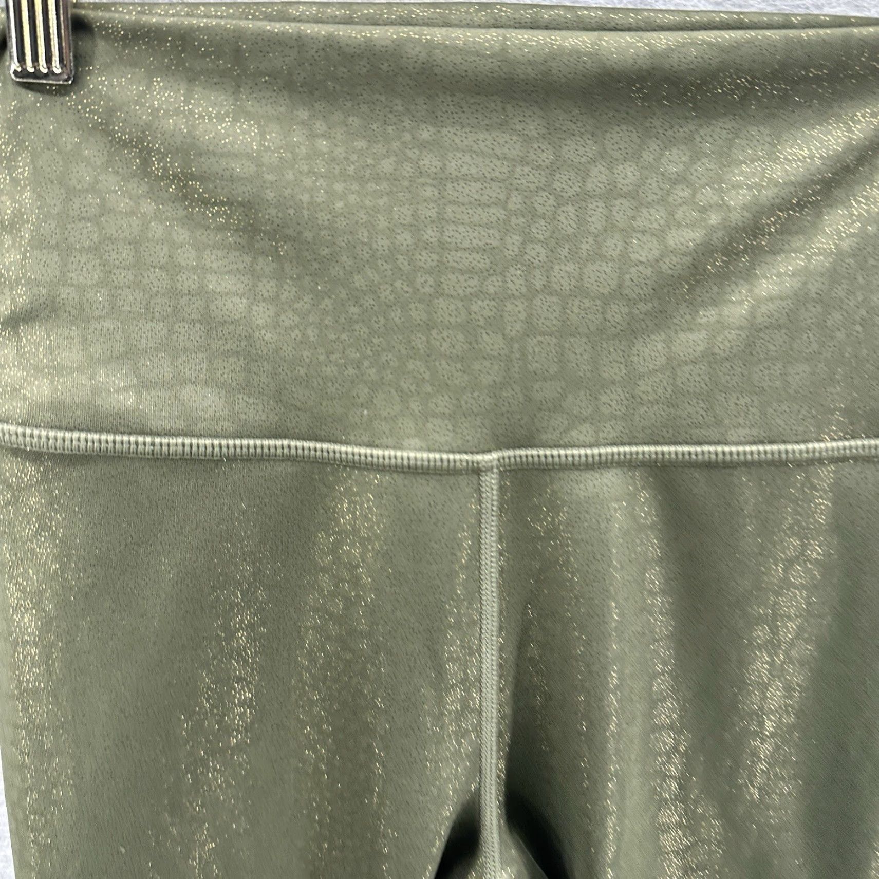 Vintage Carbon38 Faux Leather Leggings Womens XS Green Athleisure Reptile 2020s High Waisted Yoga Size 26" / US 2 / IT 38 - 6 Thumbnail