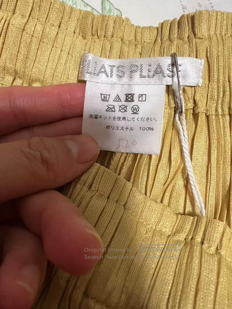 Issey Miyake Issey Miyake Yellow Pants Size 25" / US 0 / IT 36 - 3 Thumbnail