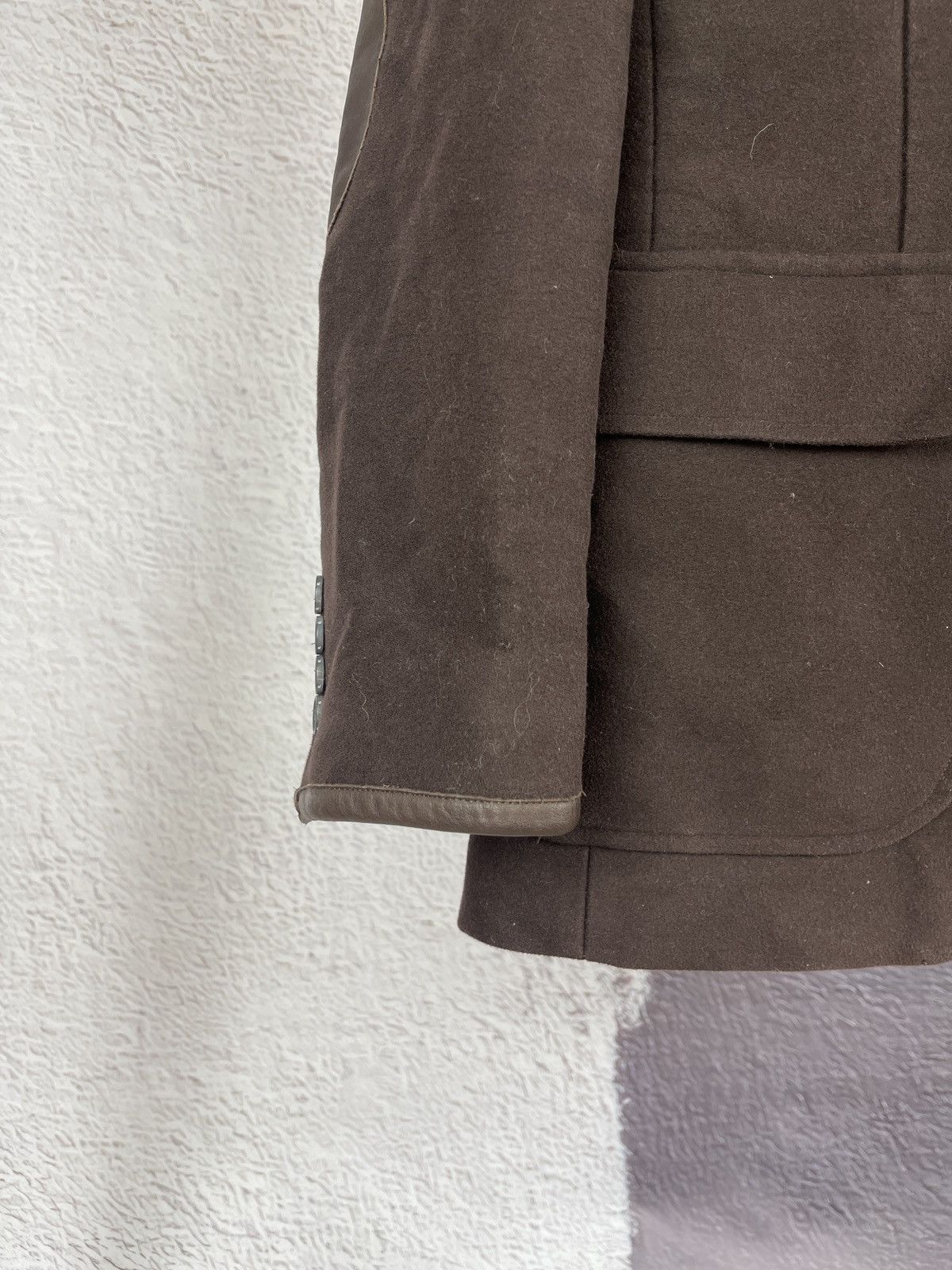Polo Ralph Lauren Vintage Polo Ralph Lauren Brown Cotton Blazer Leather Elbows Size 40R - 7 Thumbnail