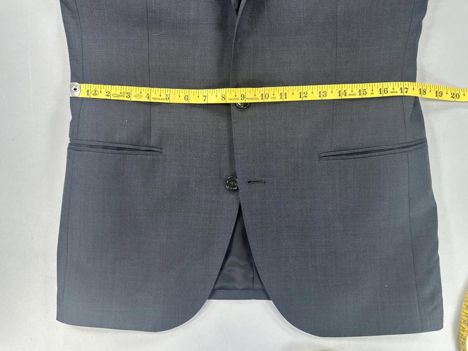 J.Crew J. Crew Men 38R Ludlow 100% Wool Single Breasted Suit Jacket Size 38R - 4 Thumbnail