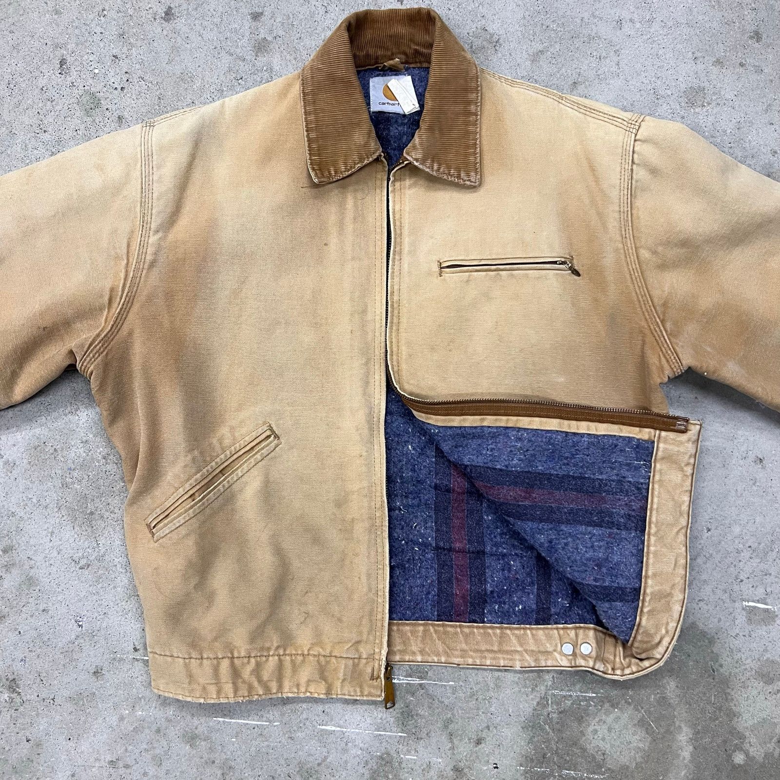Vintage Union Carhartt Detroit Blanket Jacket Workwear 6BLJ
