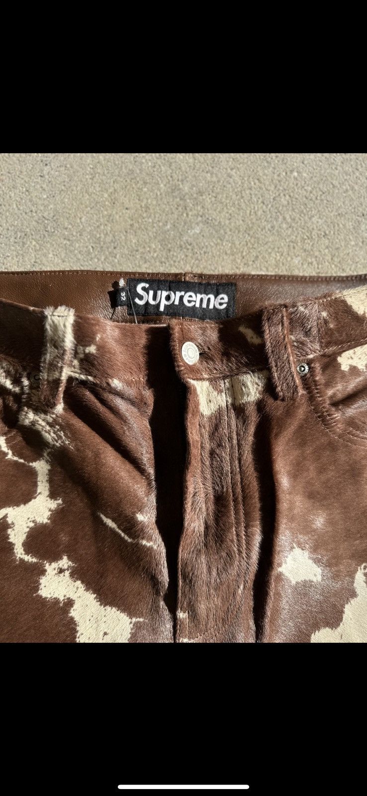 Supreme Supreme Pony Hair Pants Size US 32 / EU 48 - 2 Thumbnail