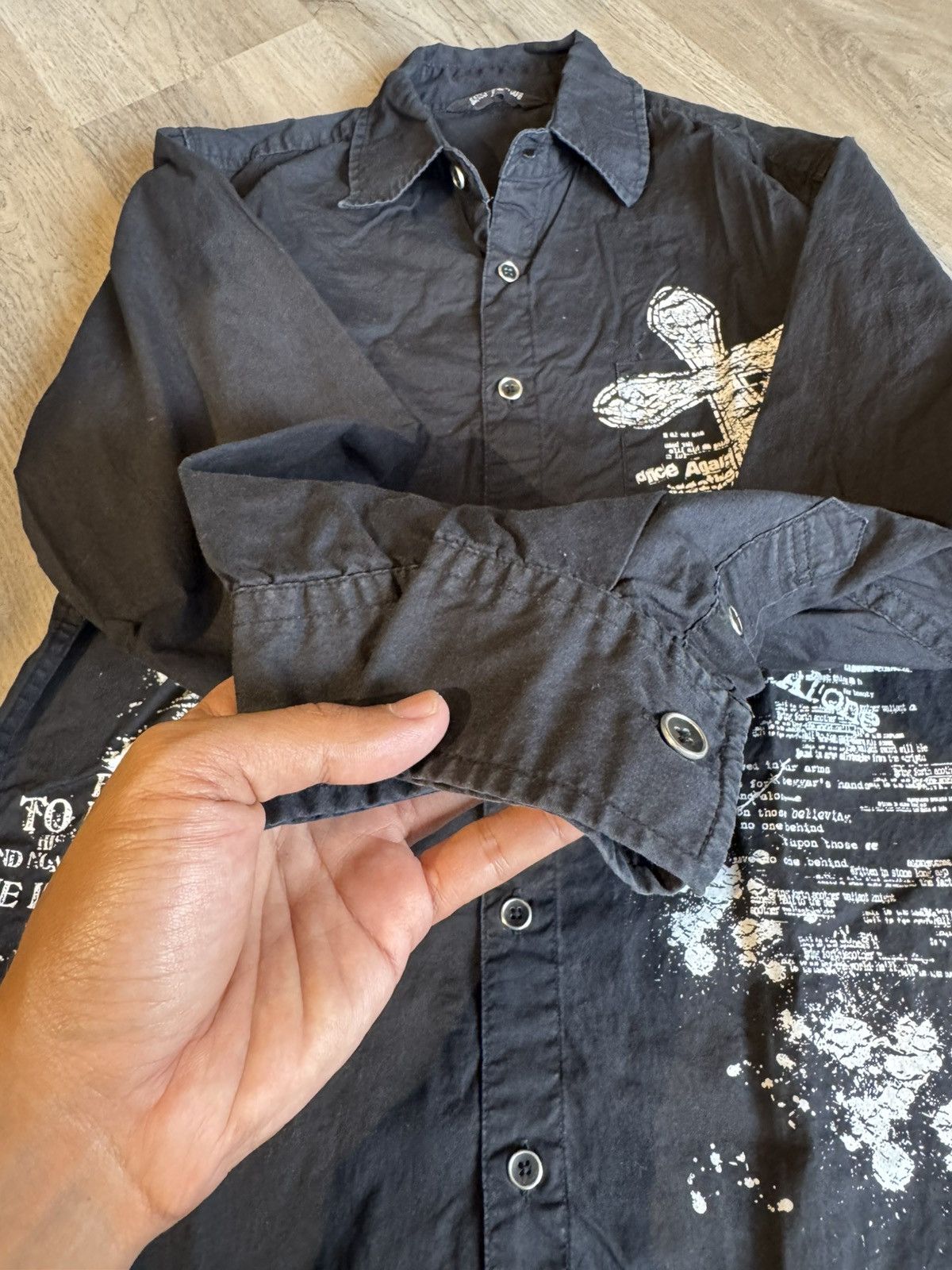 Beauty Beast JAPANESE POEM STYLE BY BATSU STUDIO LONG SHIRT Size US M / EU 48-50 / 2 - 4 Thumbnail