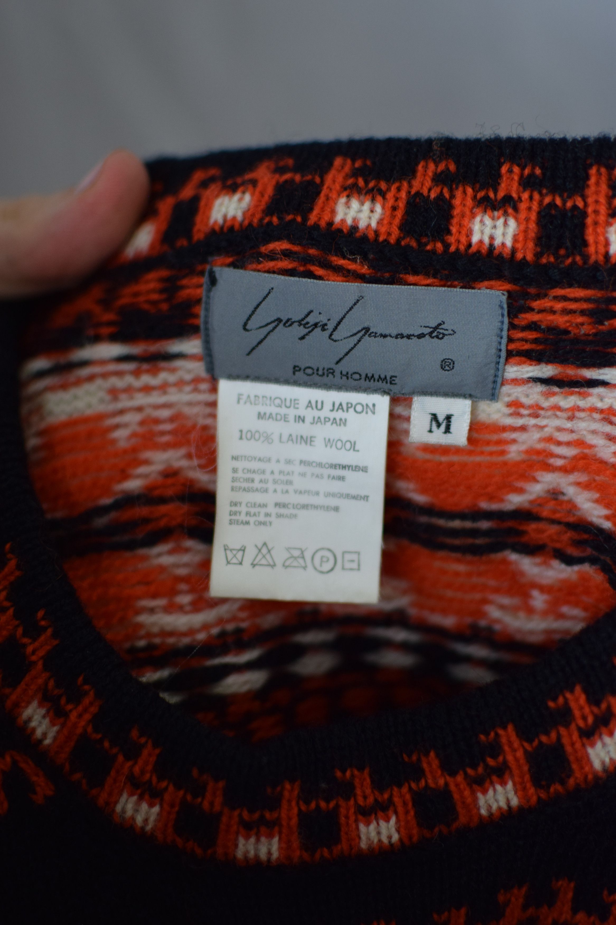 Yohji Yamamoto YYPH AW89 Ethnic Knit Size US L / EU 52-54 / 3 - 9 Thumbnail