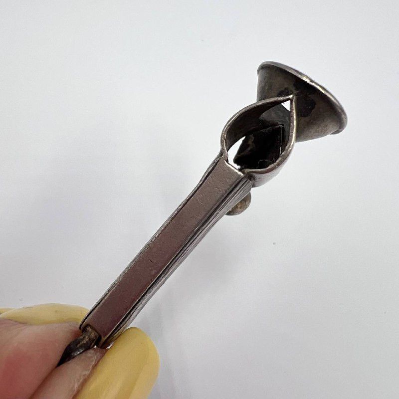 Vintage Vintage 800 Silver Cigar Cutter Pendant Smoking Tool Size ONE SIZE - 2 Thumbnail