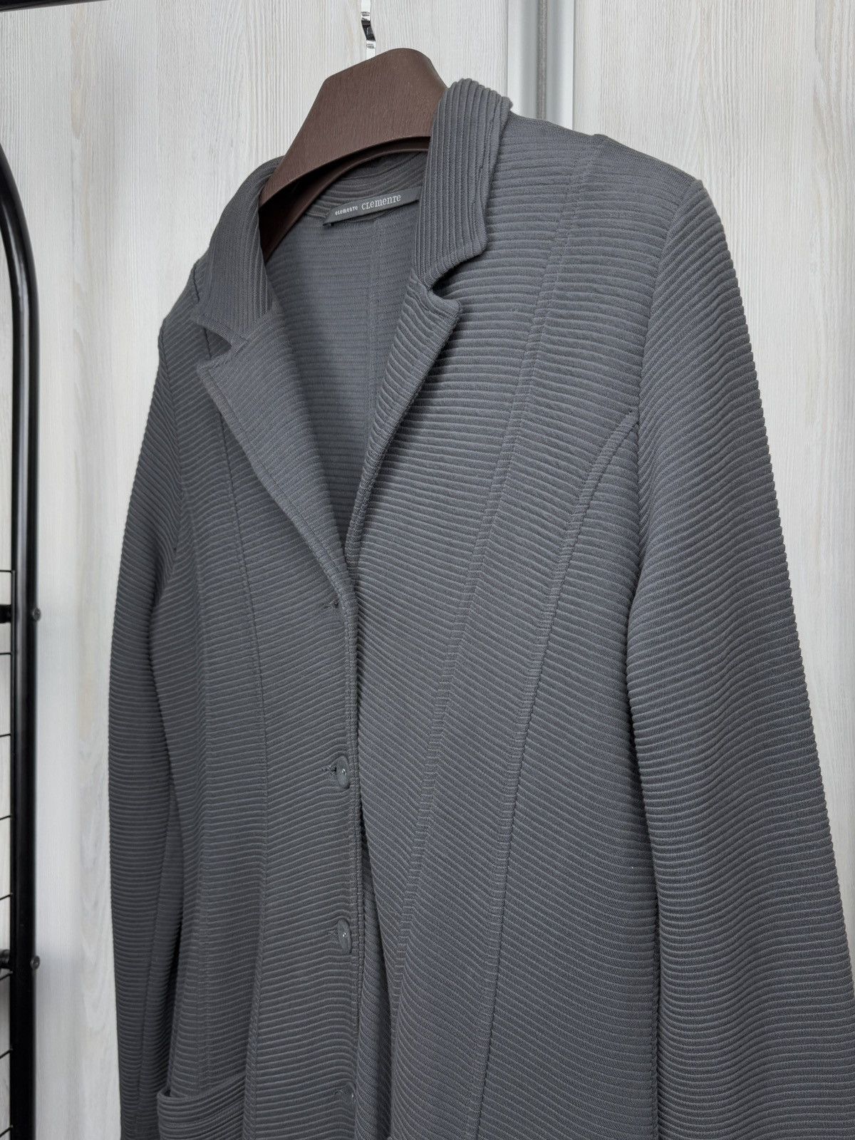 Other Elemente Clemente Avant Garde grey asymmetrical coatigan Size XL / US 12-14 / IT 48-50 - 5 Thumbnail