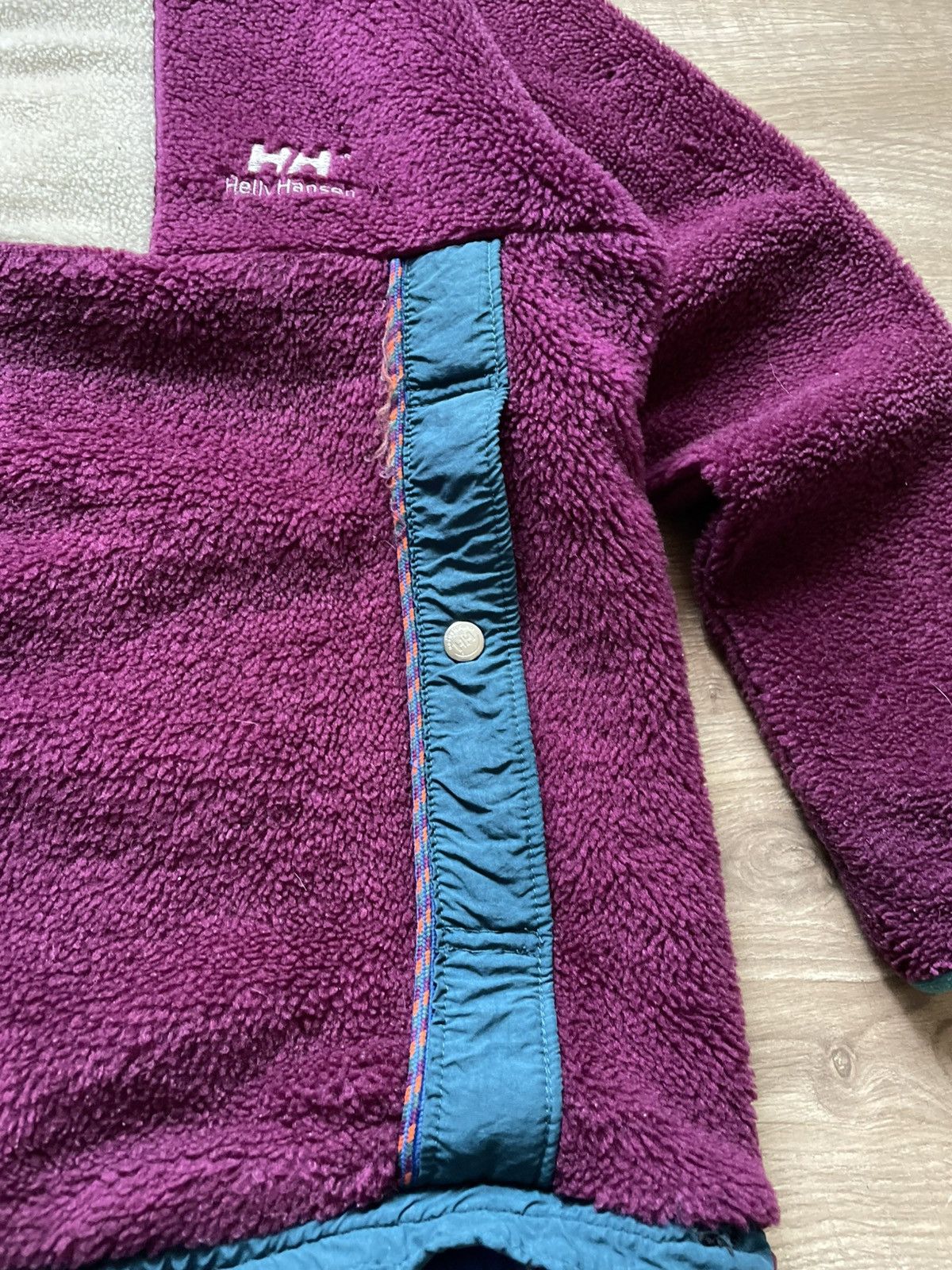 Helly Hansen Vintage 90's Helly Hansen Fleece Sherpa Zip Jacket Size US L / EU 52-54 / 3 - 7 Thumbnail