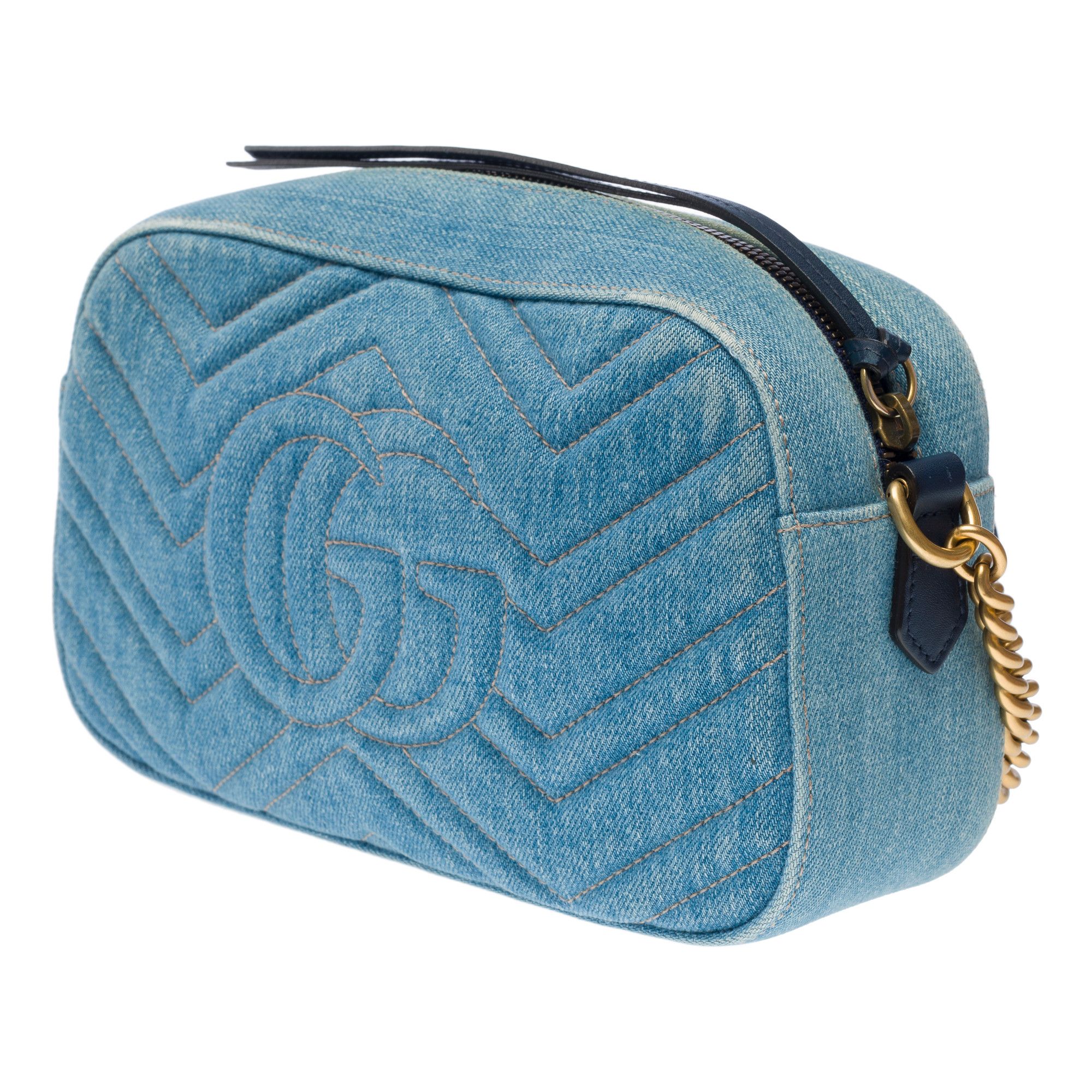 Gucci GUCCI Marmont in Blue Denim Size ONE SIZE - 6 Thumbnail