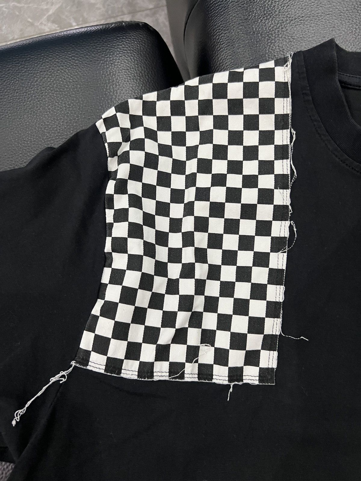 Raf Simons Fred Perry by Raf Simons Checkerboard Portrait Ring Detail T Size US M / EU 48-50 / 2 - 4 Thumbnail
