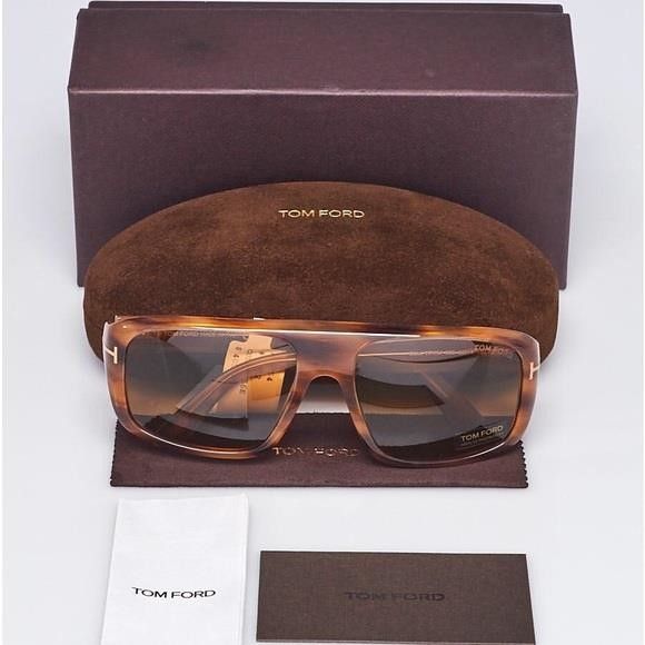 Tom Ford New - Tom Ford Duke Tf754 Soft Squared Acetate Shape Enriche Size ONE SIZE - 1 Thumbnail
