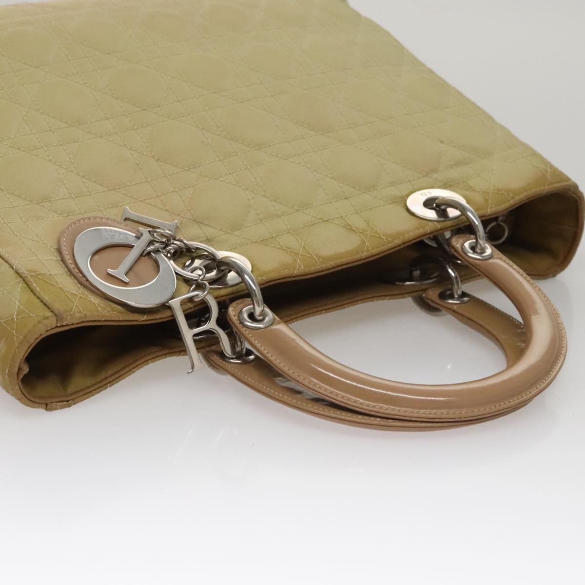 Dior DIOR Canage Hand Bag Nylon Beige Silver Size ONE SIZE - 6 Thumbnail