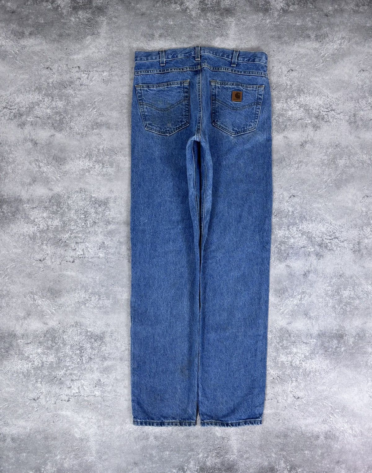 Carhartt Vintage Carhartt Men’s Blue Denim Jeans Straight Fit B17 STW Size US 33 - 1 Thumbnail