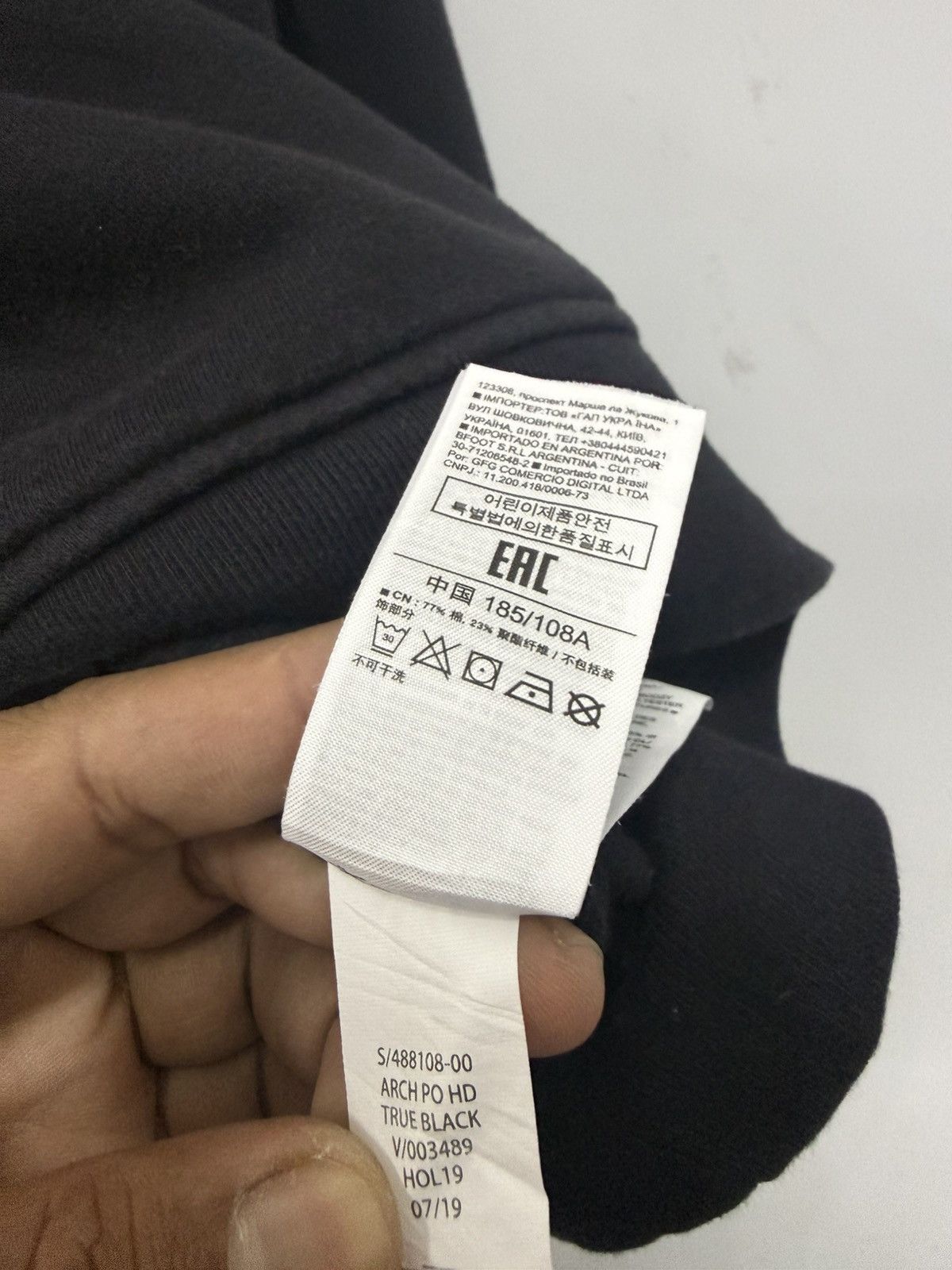 Gap 🔥 GAP Streetwear Hoodie Sunfaded Black - XL Size US XL / EU 56 / 4 - 10 Thumbnail