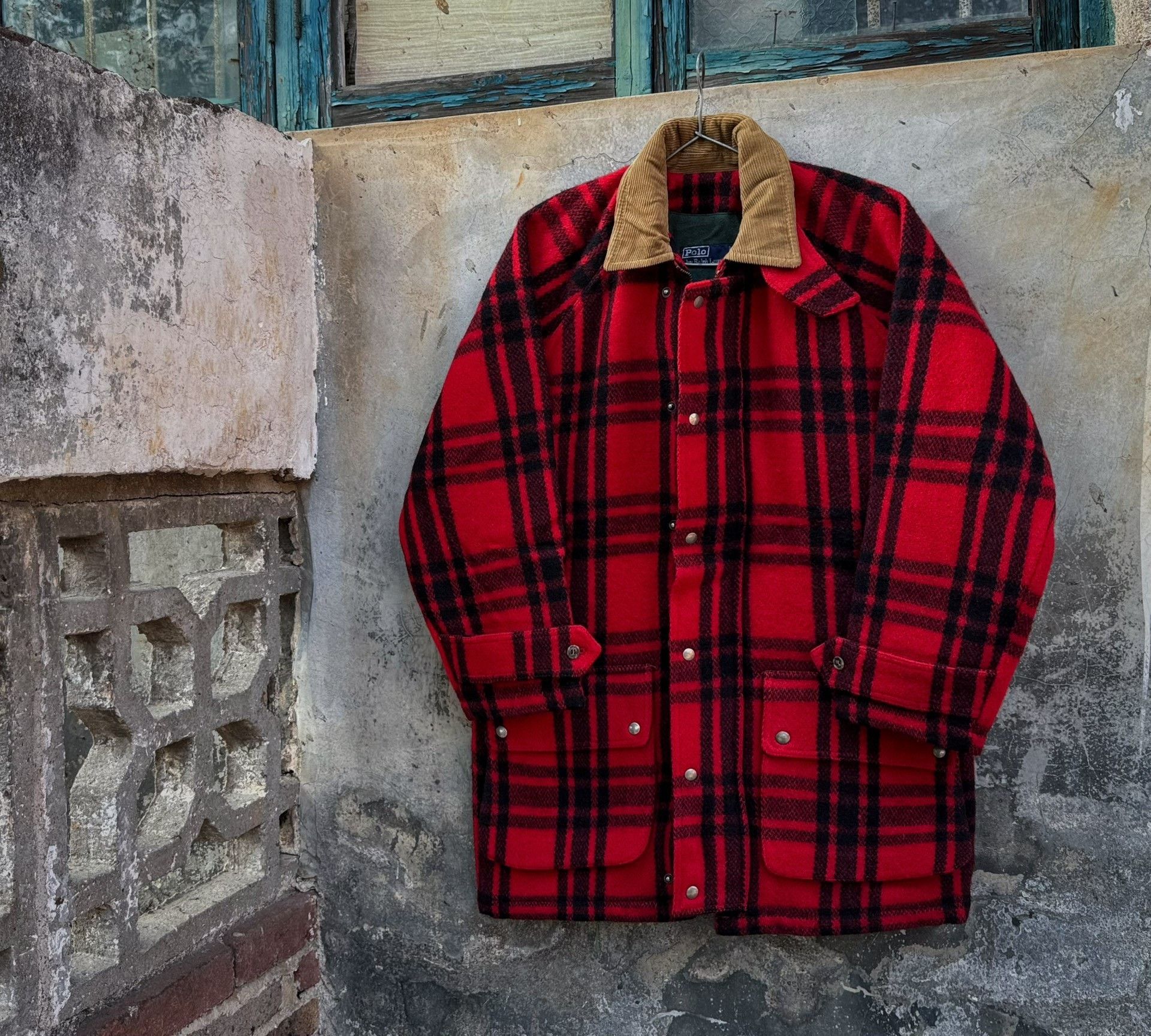 Vintage Vintage Polo Ralph Lauren Wool Coat Size US S / EU 44-46 / 1 - 1 Thumbnail