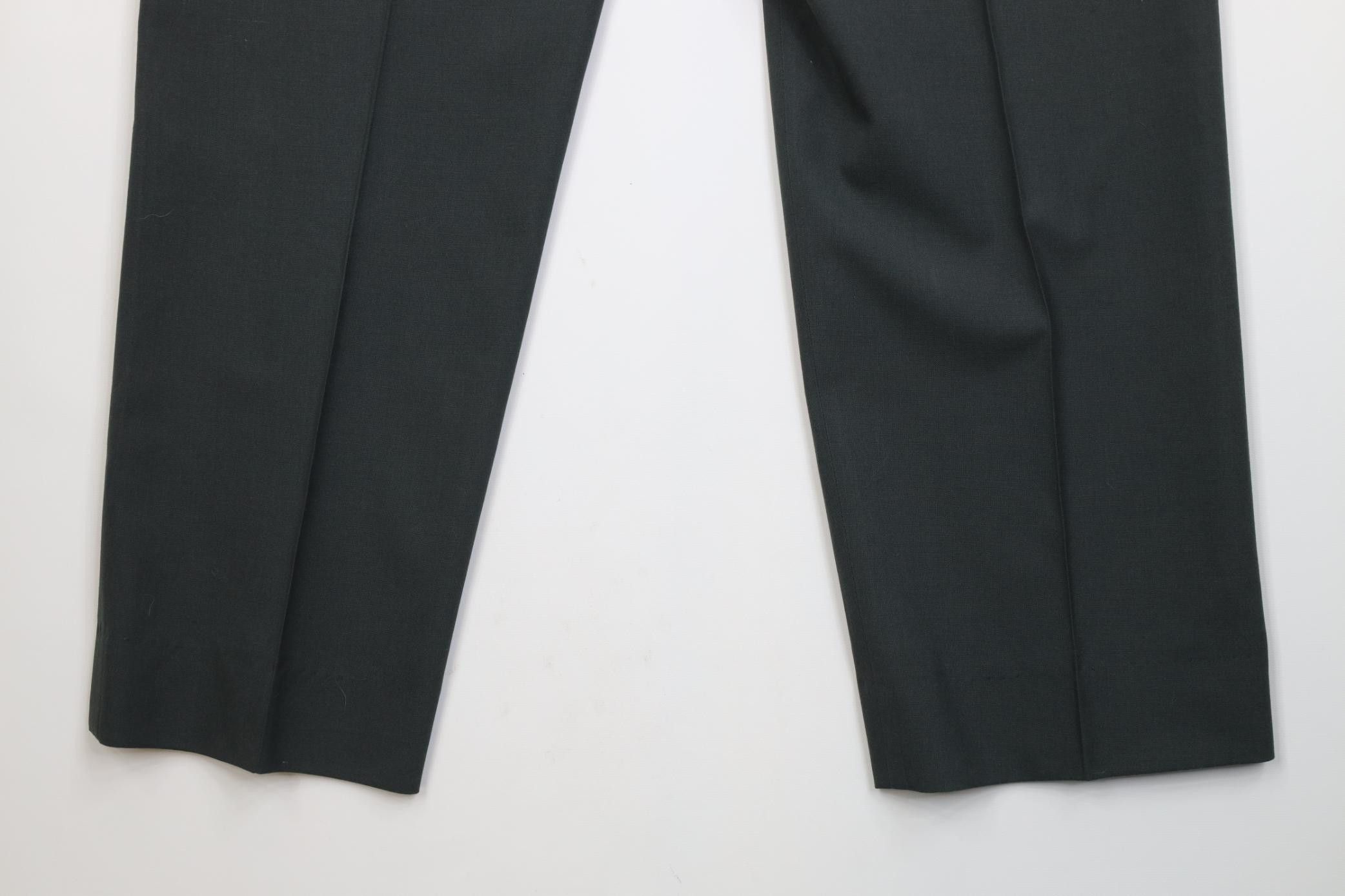 Vintage Vintage 60s Vietnam War Tropical Wool Wide Leg Pants Size US 35 - 14 Thumbnail