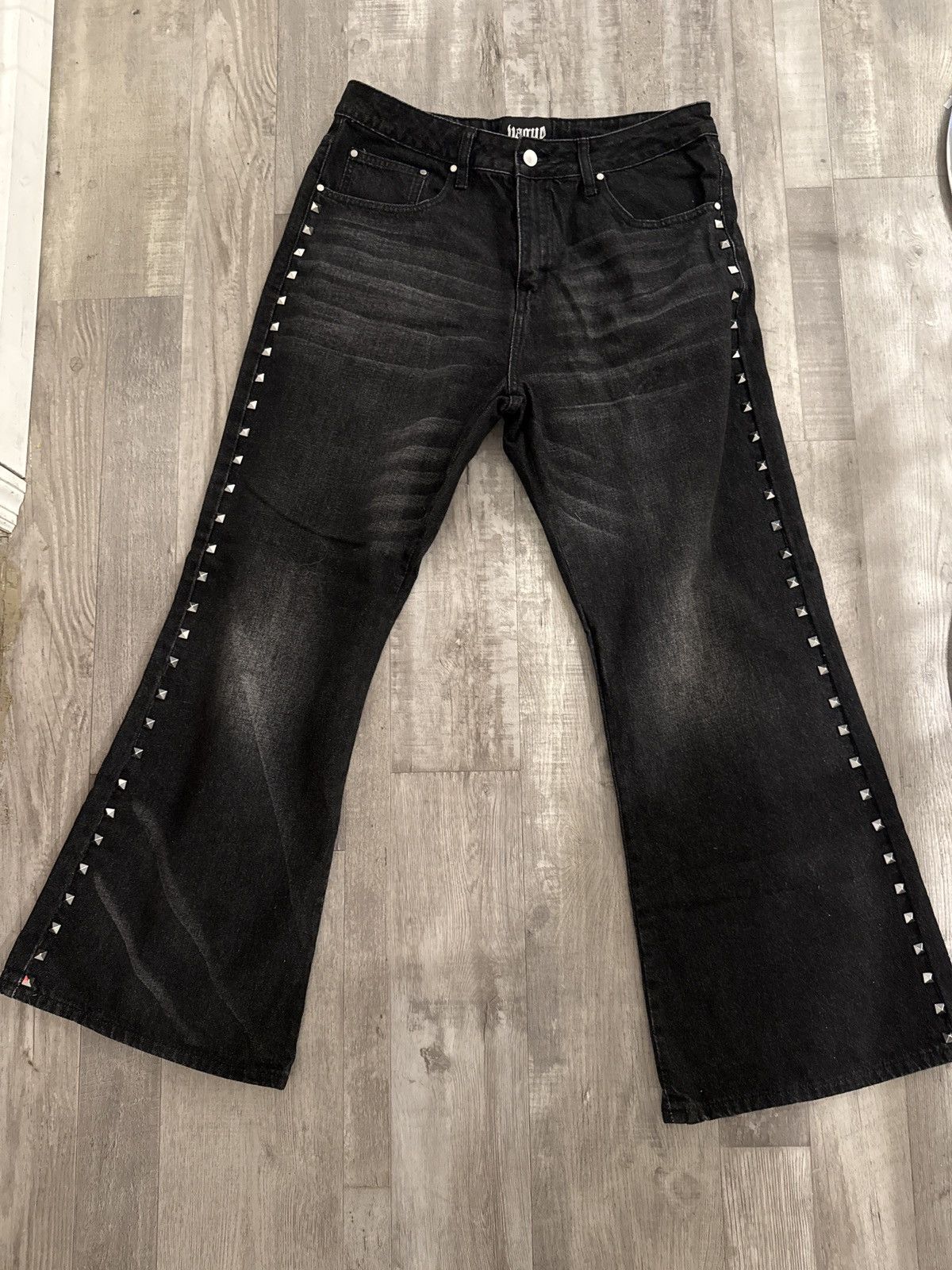 Other Vague Studios '85 FLARED DENIM [VINTAGE BLACK] Size US 32 / EU 48 - 1 Thumbnail