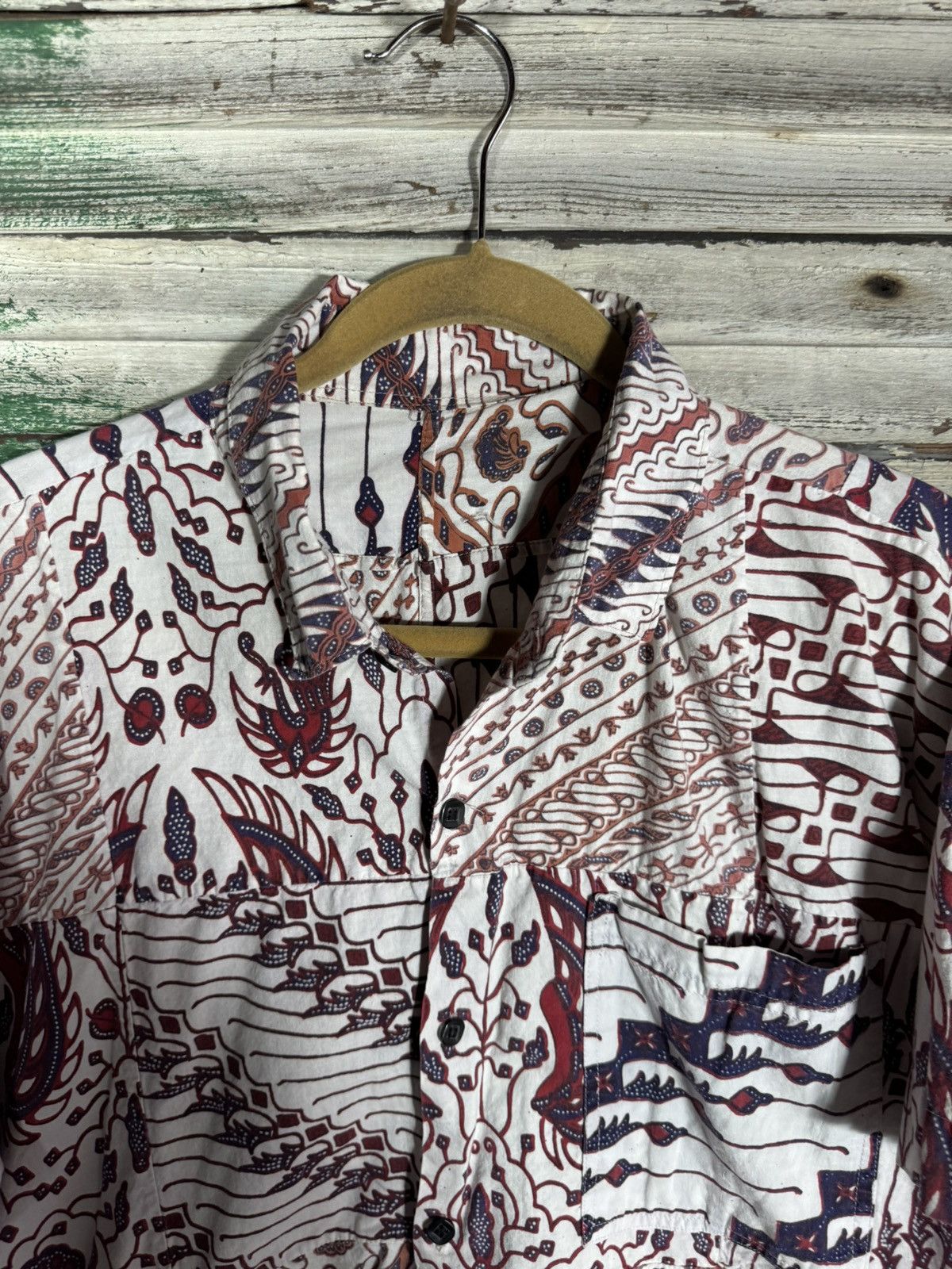 Vintage Vintage AOP Button Up Shirt Size US XL / EU 56 / 4 - 3 Thumbnail