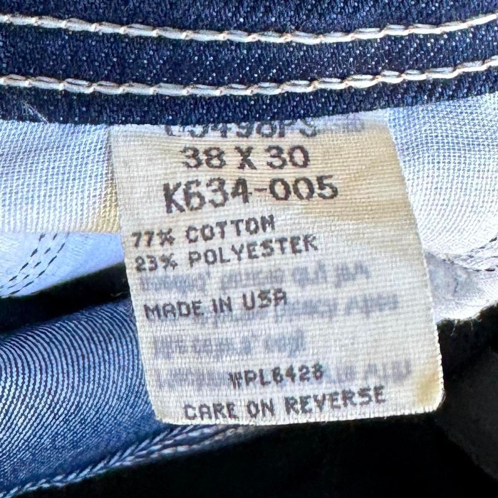 Levi's × Wrangler Vintage 90s Made In USA Embroidered Dark Wash Denim Jeans Size US 36 / EU 52 - 4 Thumbnail