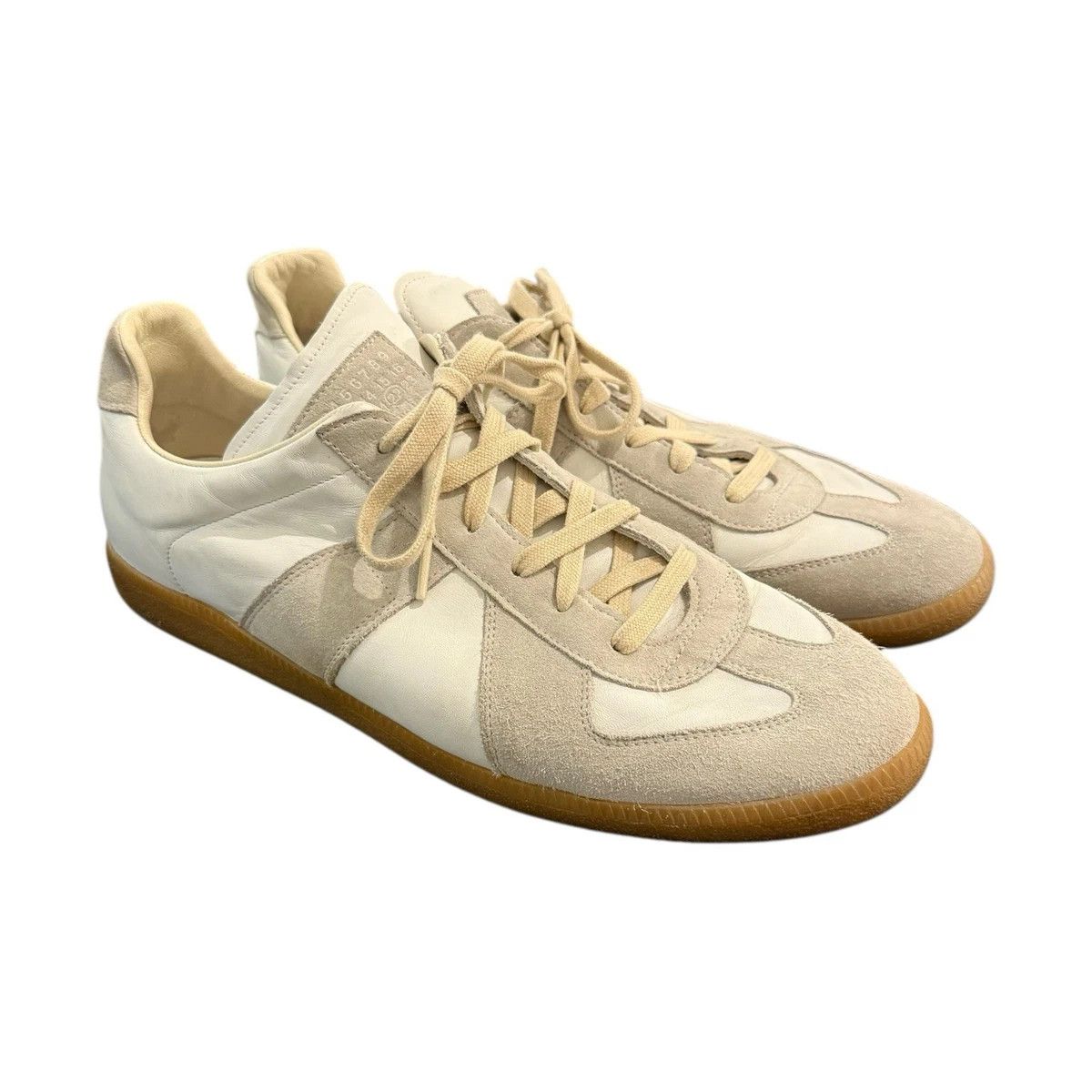 Maison Margiela Maison Margiela Replica GAT Gray White 14 47 Low Suede Size US 14 / EU 47 - 1 Thumbnail