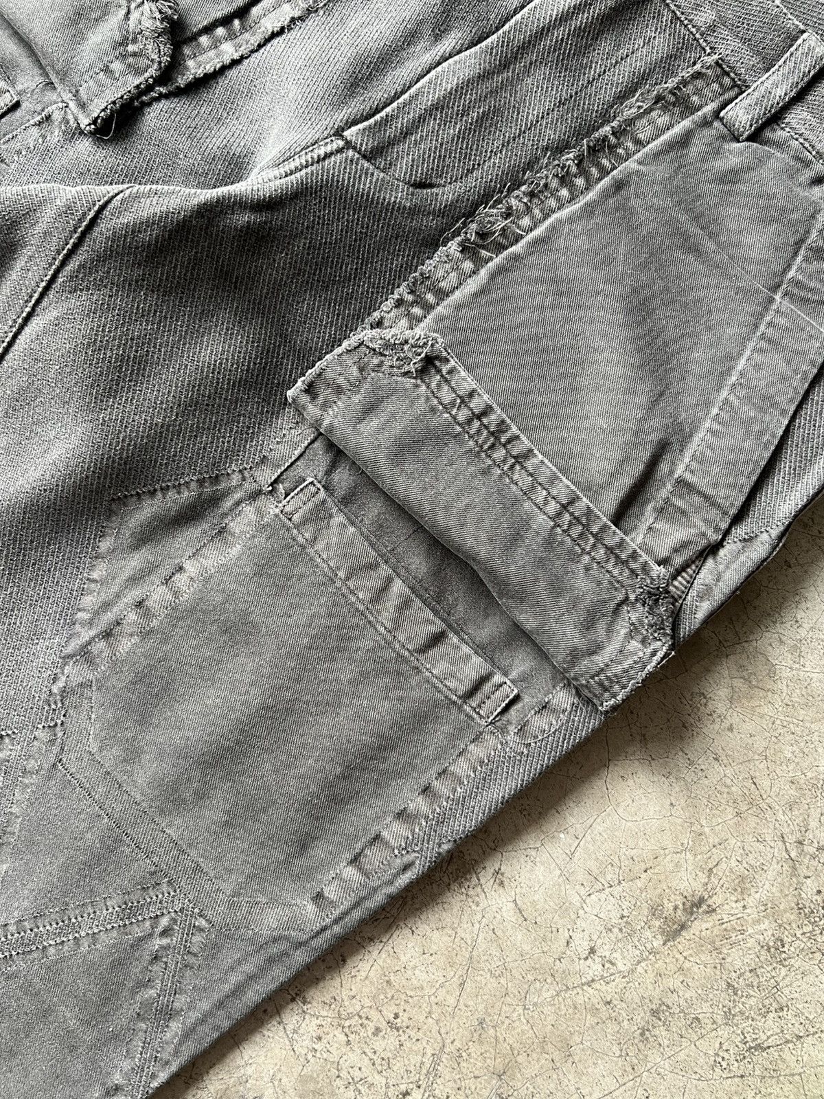 Issey Miyake Issey Miyake 2008 A-POC Inside Jacquard Front Pocket Jeans Size US 34 / EU 50 - 8 Thumbnail