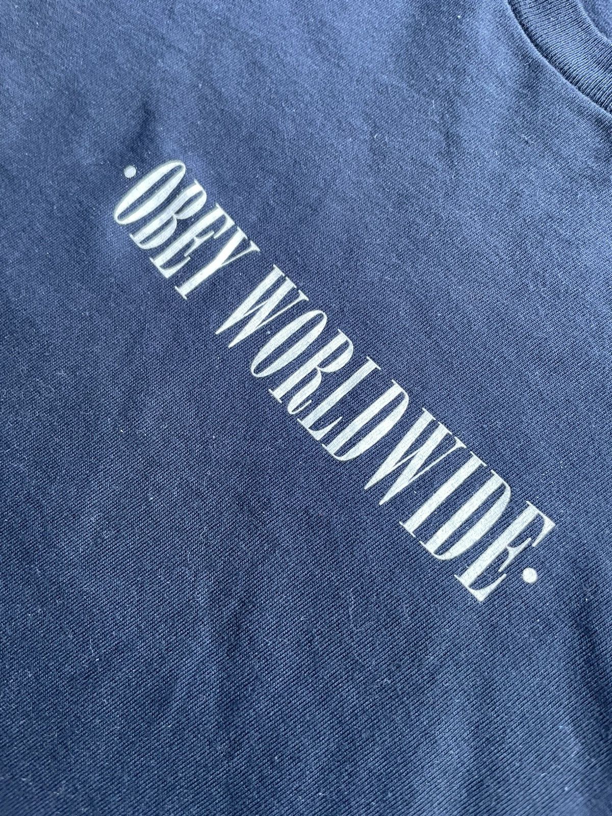 Obey Obey Worldwide Long Sleave Size US XL / EU 56 / 4 - 14 Thumbnail