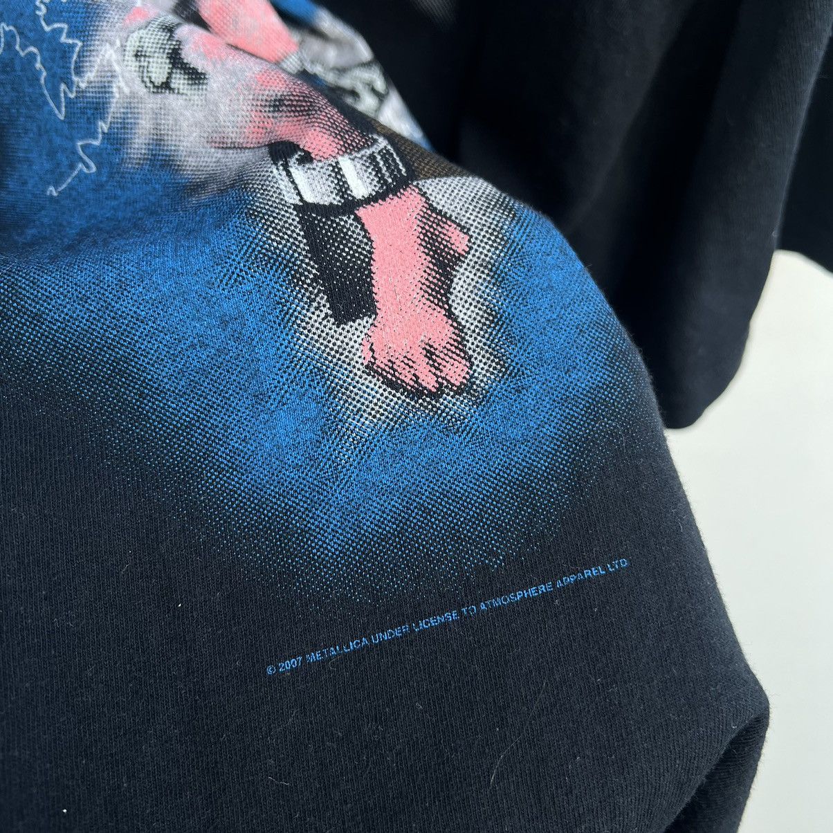 Band Tees × Metallica 2007 METALLICA UNDER LICENGE TO ATMOSPHERE APPARES shirt Size US XL / EU 56 / 4 - 8 Thumbnail