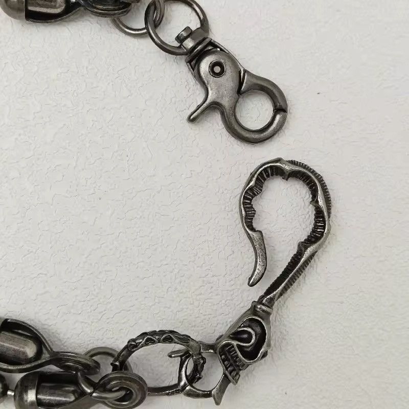 Vintage Vintage Skull Hook Jeans Chain Size ONE SIZE - 6 Thumbnail