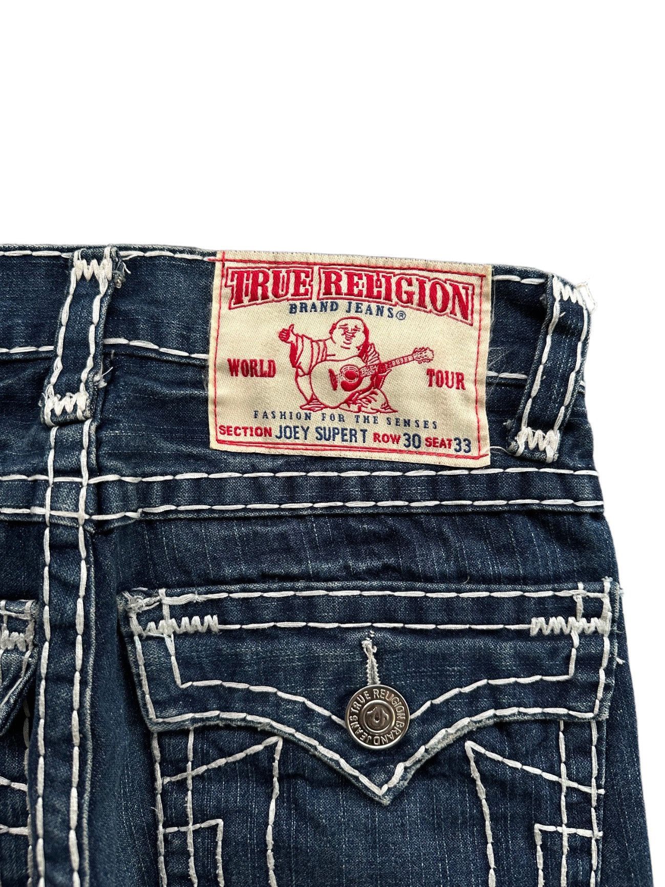 True Religion Vintage True Religion Joey Super T Denim Jeans Size US 31 - 11 Thumbnail