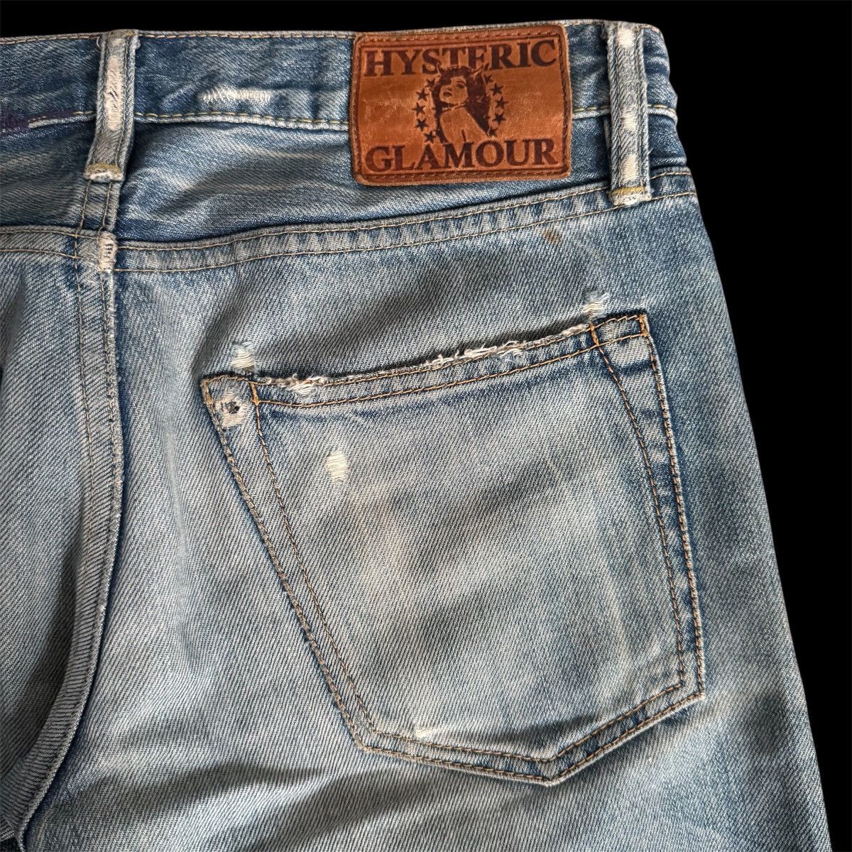 Hysteric Glamour × Japanese Brand Hysteric Glamour Ripped Denim Size US 28 / EU 44 - 5 Thumbnail