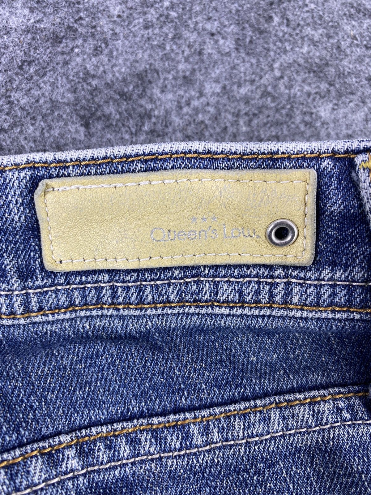 Japanese Brand Bobson Queen Low Blue Wash Jeans - J1125 Size 27" / US 4 / IT 40 - 12 Thumbnail
