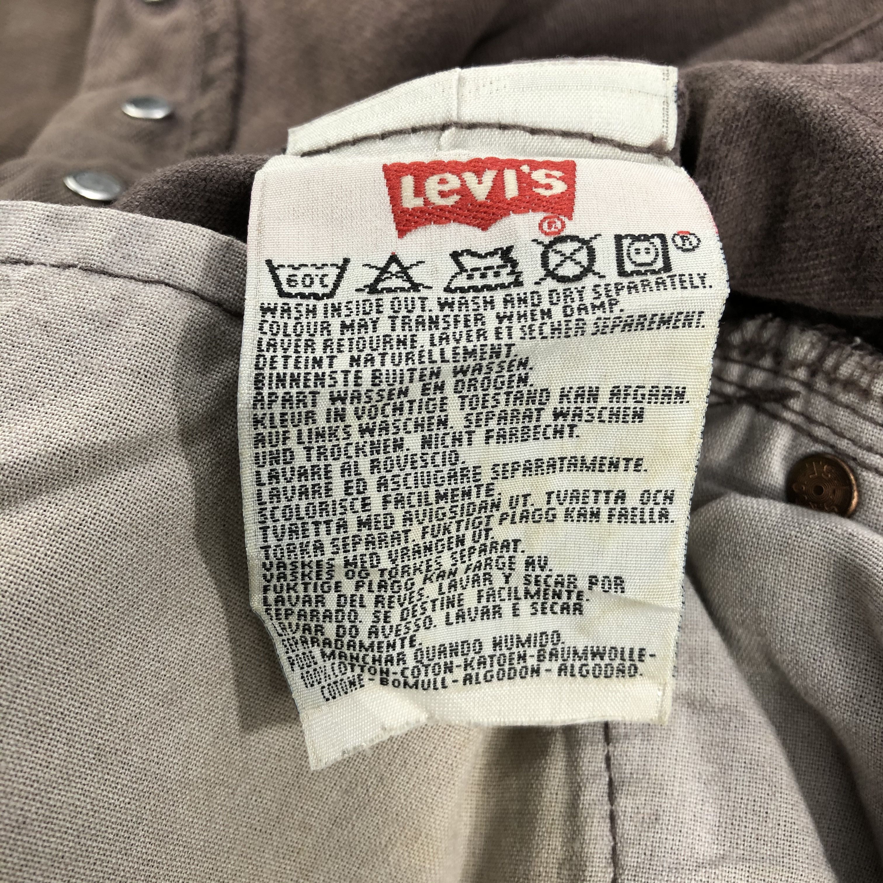 Levi's 90s Vintage Levis 501 Jeans-J1516 Size US 35 - 12 Thumbnail