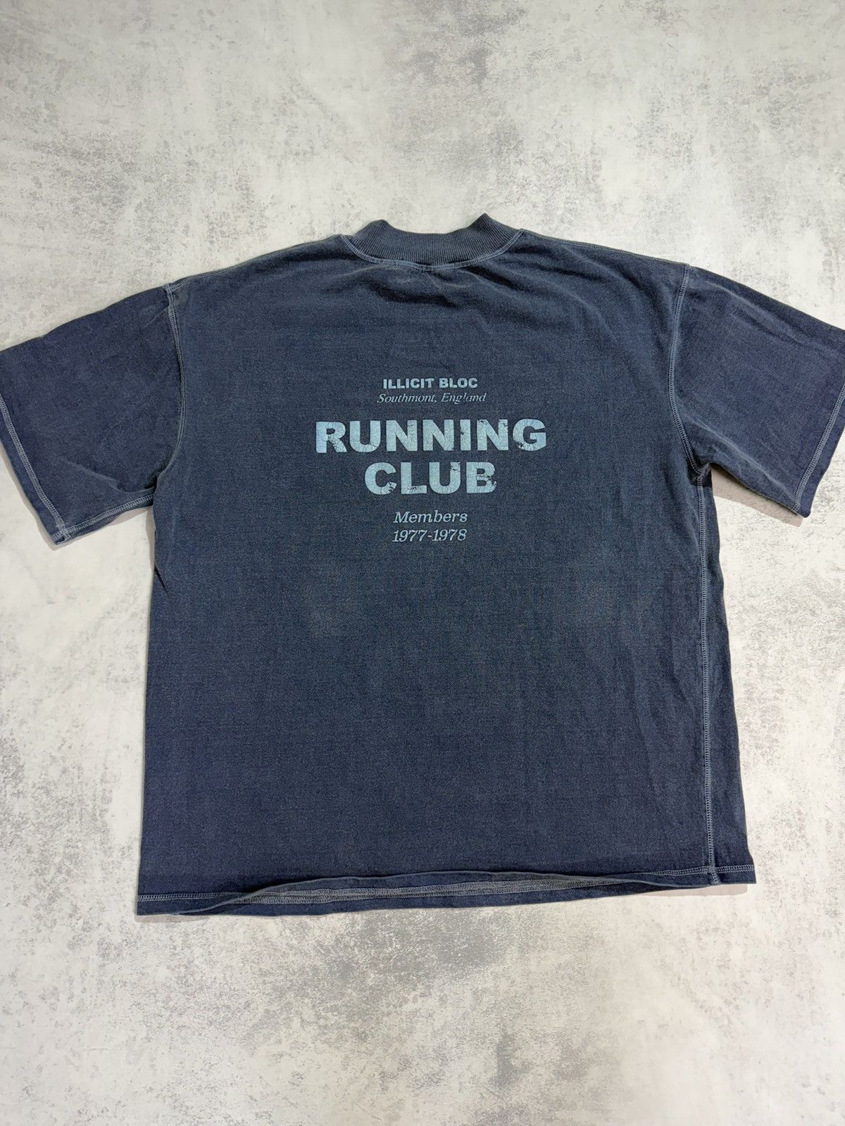 Cole Buxton Illicit Bloc Southmont Running Club Vintage Wash Graphic Tee Size US M / EU 48-50 / 2 - 1 Thumbnail