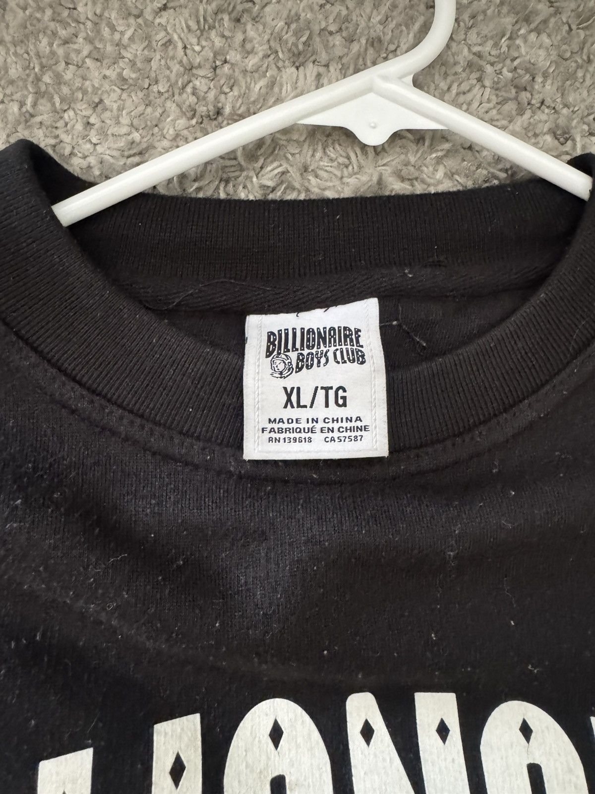 Billionaire Boys Club Black spell out Billionaire boys club Crewneck Size US XL / EU 56 / 4 - 2 Thumbnail