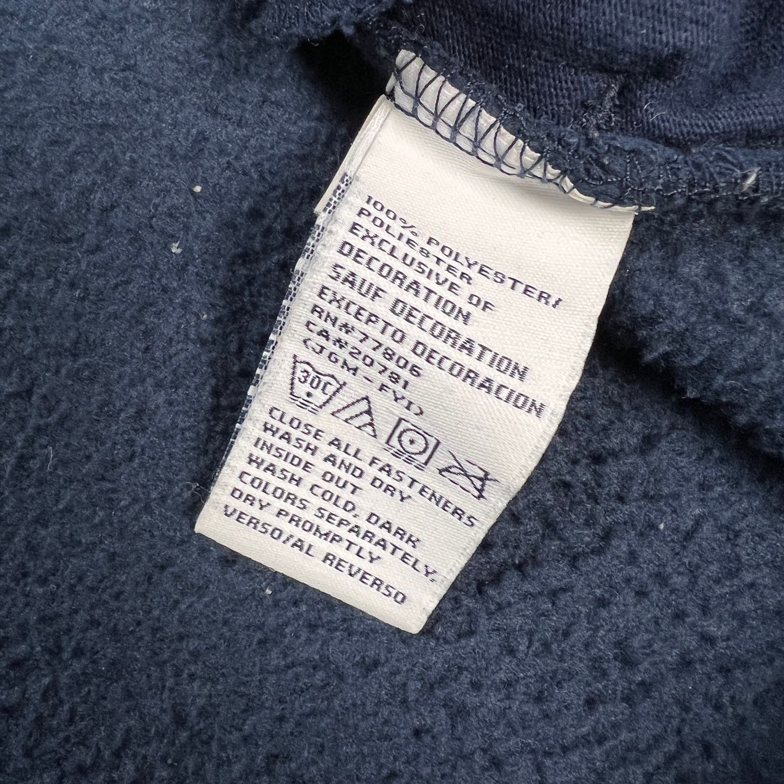 Tommy Hilfiger × Vintage Tommy Hilfiger Fleece Small Flag 1/4 Zip Outdoor 90s Jacket Size S / US 4 / IT 40 - 6 Thumbnail