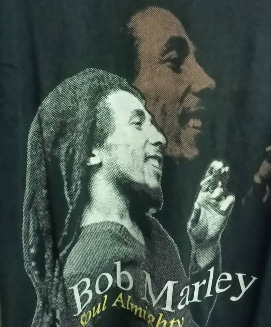 Bob Marley × Rap Tees × Vintage Rare Vintage 90's Bob Marley "Soul Almighty" by JAD RECORD Size US L / EU 52-54 / 3 - 1 Thumbnail