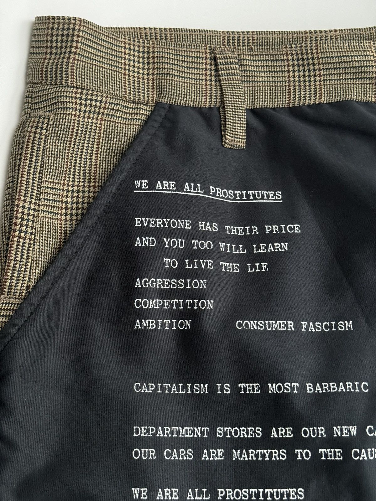 Enfants Riches Deprimes SS18 We Are All Prostitutes Patch Trouser Size US 34 / EU 50 - 5 Thumbnail
