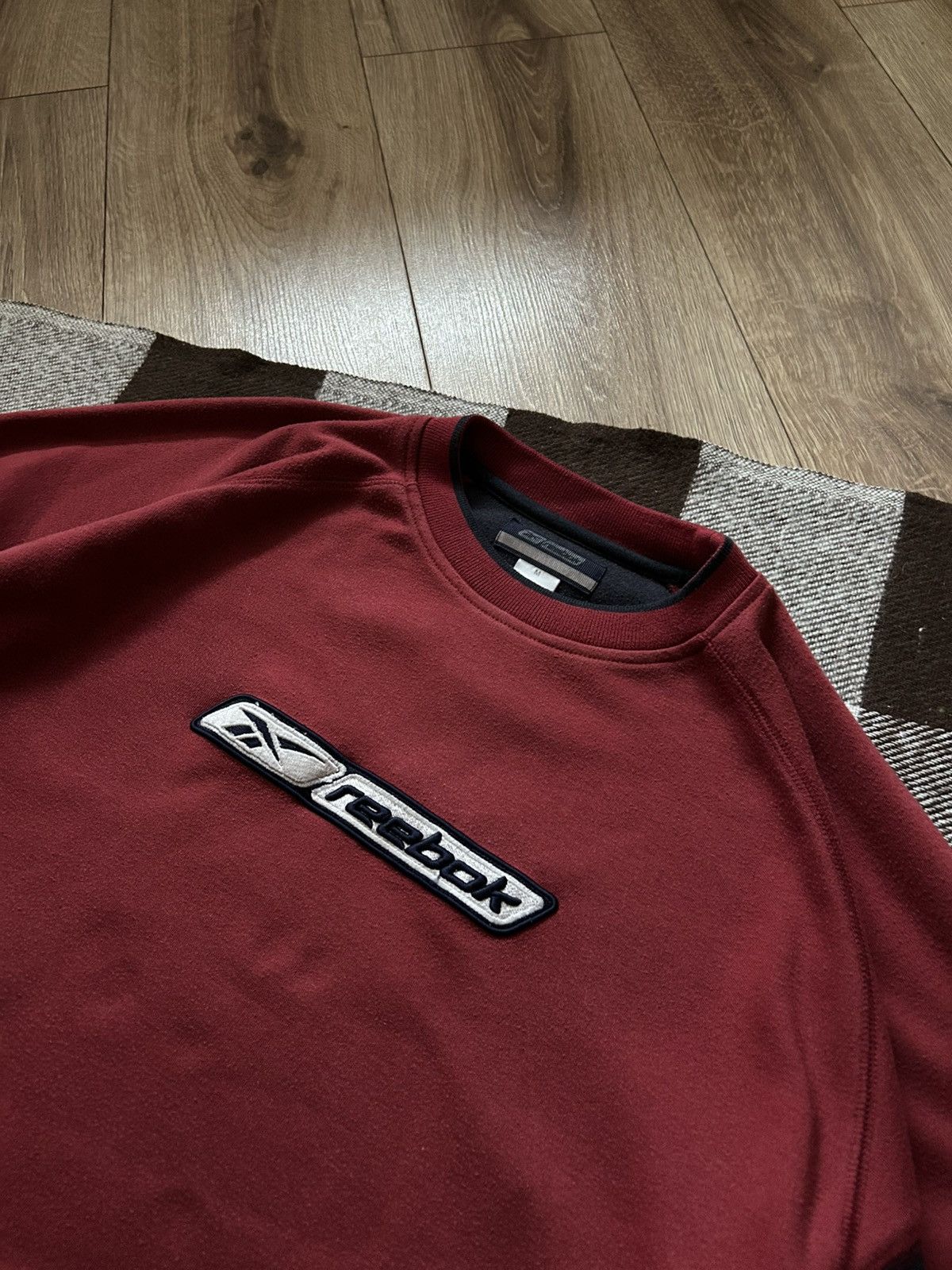Reebok × Vintage Vintage Reebok big logo sweatshirt mens rare Size US M / EU 48-50 / 2 - 2 Thumbnail