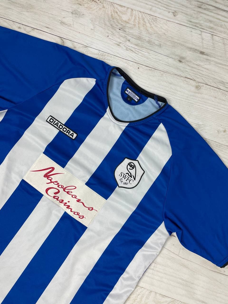 Maillot Foot Domicile Sheffield Wednesday 2005-2007 - Diadora, Taille L, Numéro 40, Très Bon état