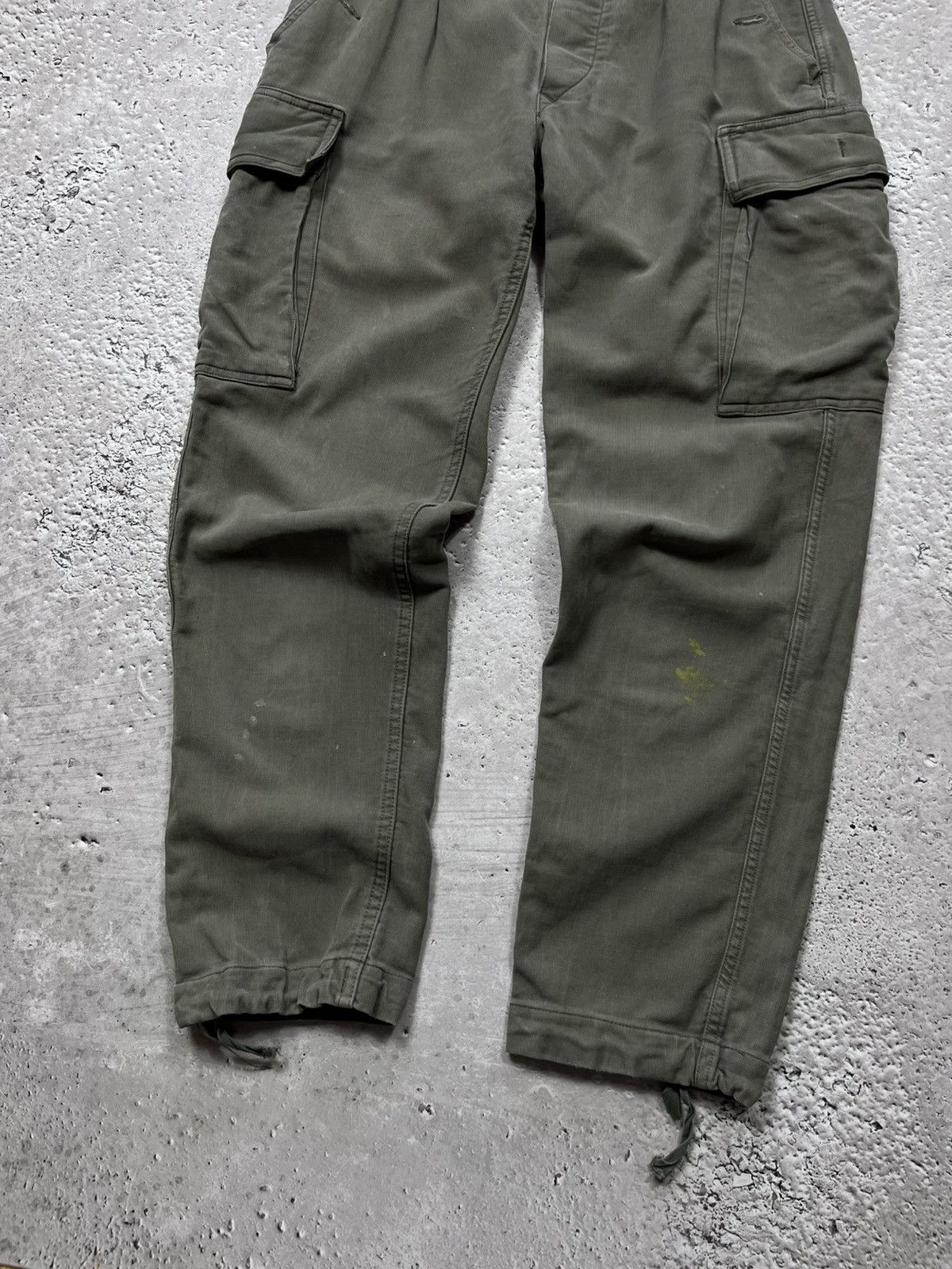 Vintage Vintage German Army Cargo Pants 1984 Olive Military Workwear Size US 30 / EU 46 - 3 Thumbnail